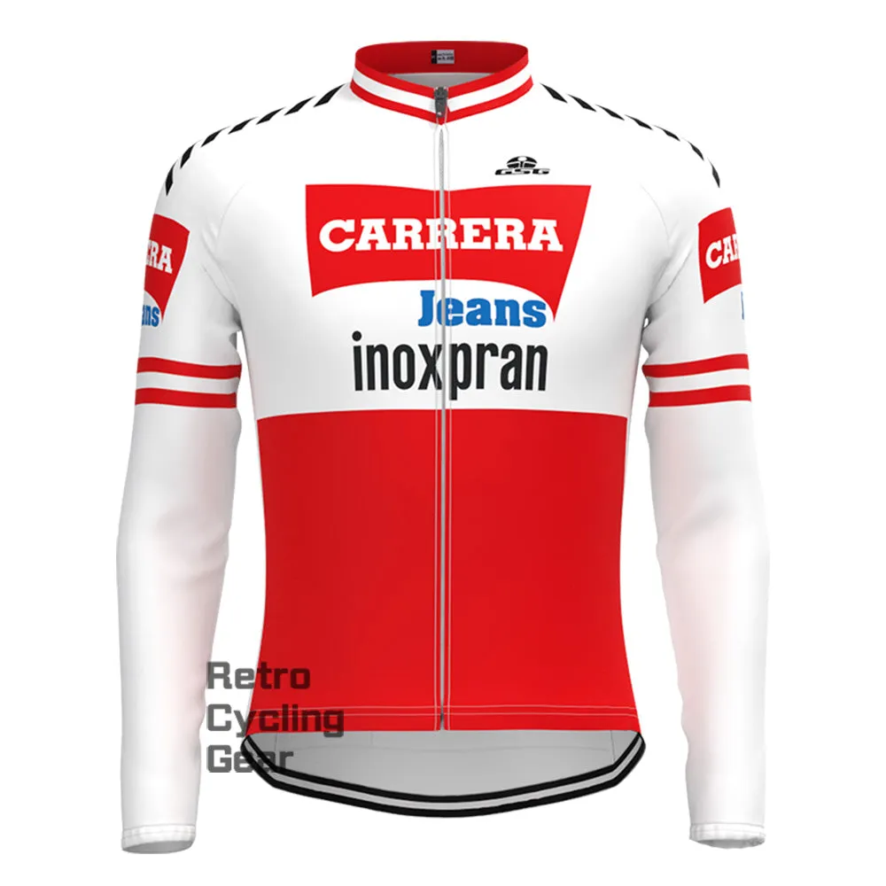 1984 CARRERA Retro Long Sleeve Cycling Kits