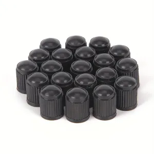 20pc Plastic Dust Valve Covers for Bike Car Motorcycle Wheels