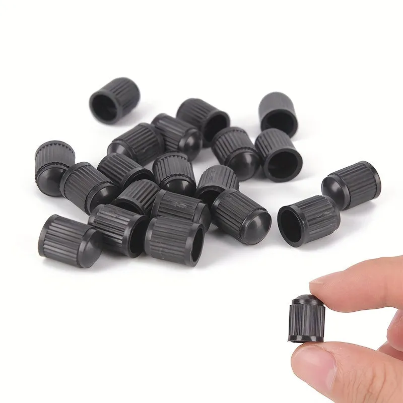 20pc Plastic Dust Valve Covers for Bike Car Motorcycle Wheels