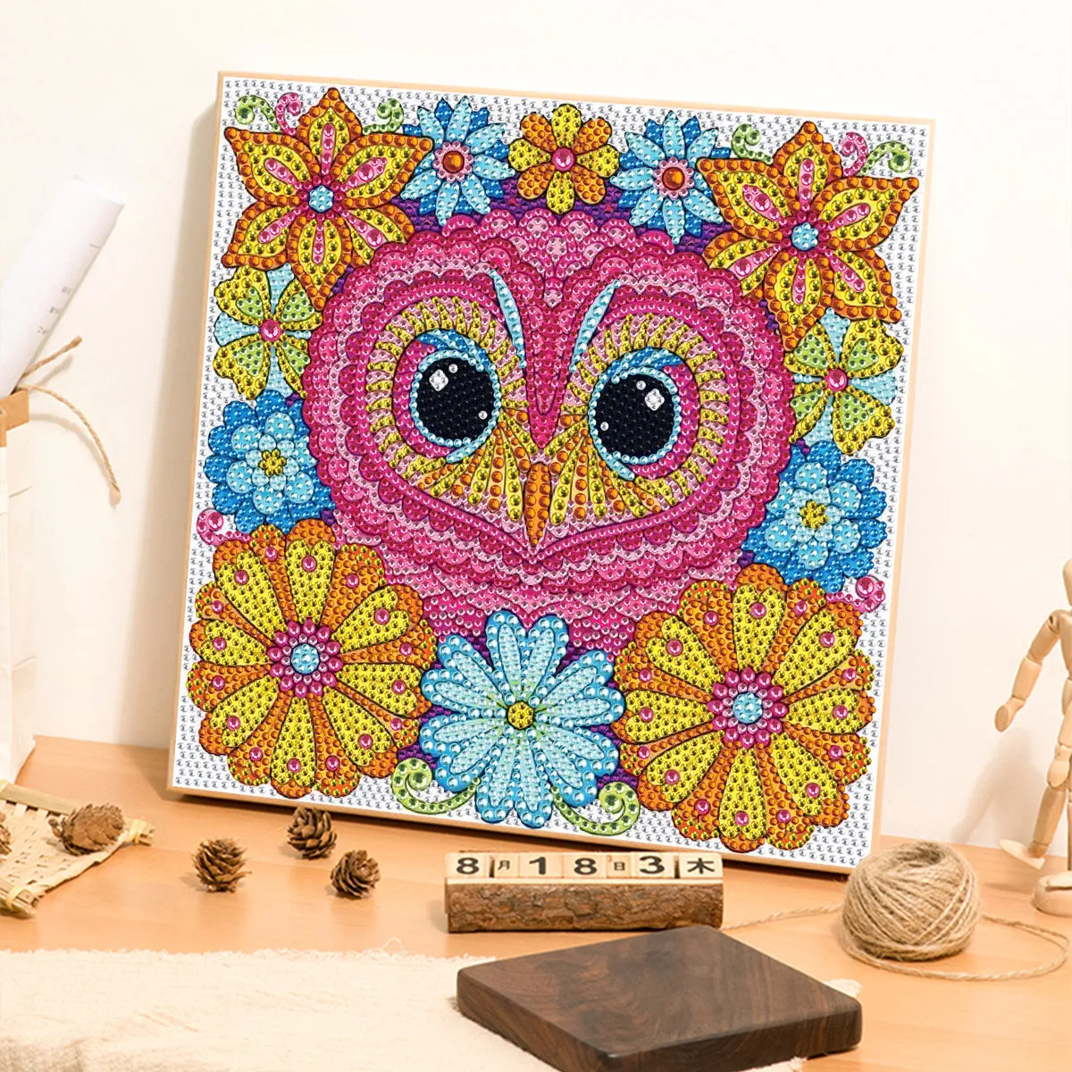 5D DIY Special-Shaped Drill-Owl 30*30CM