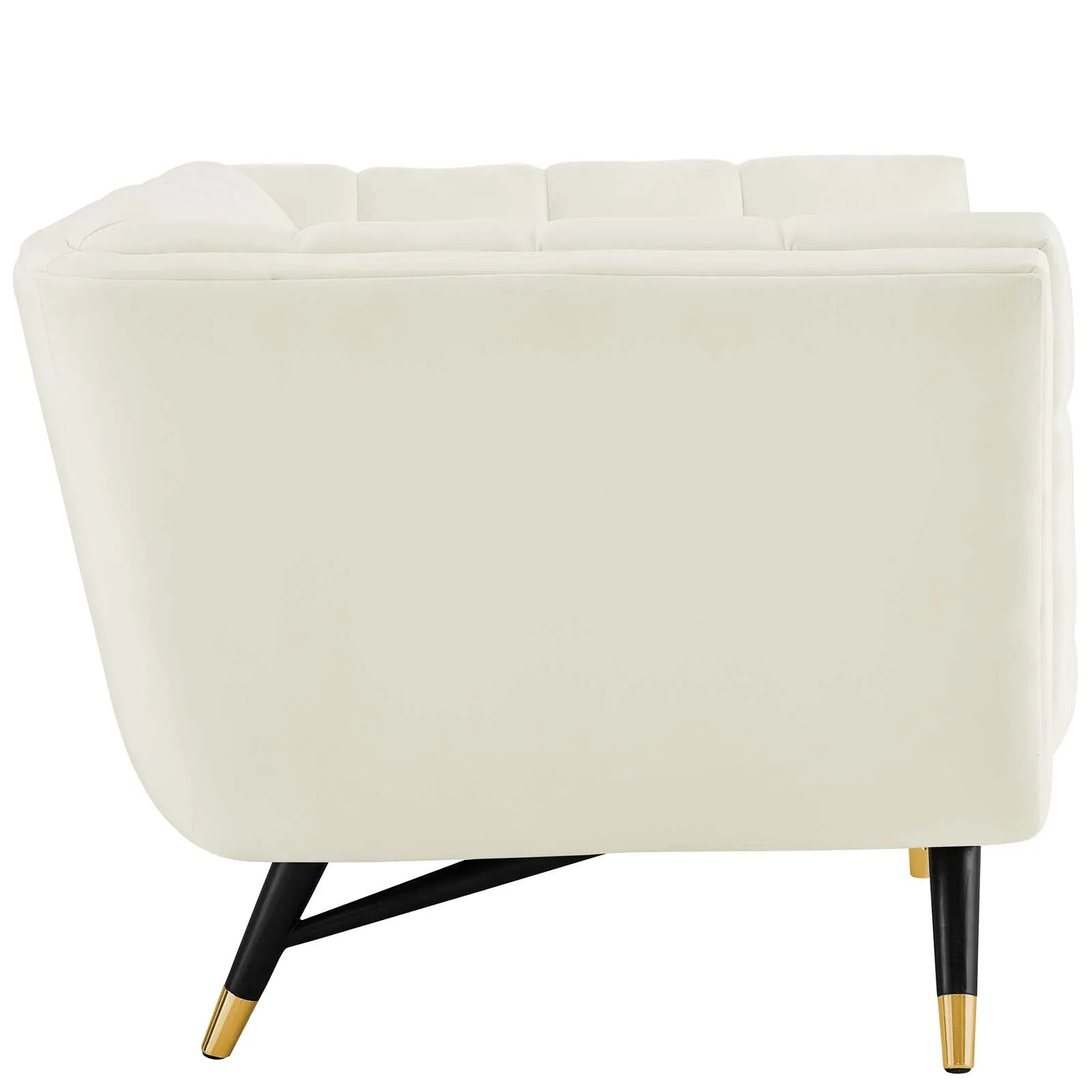 Adept Upholstered Velvet Armchair