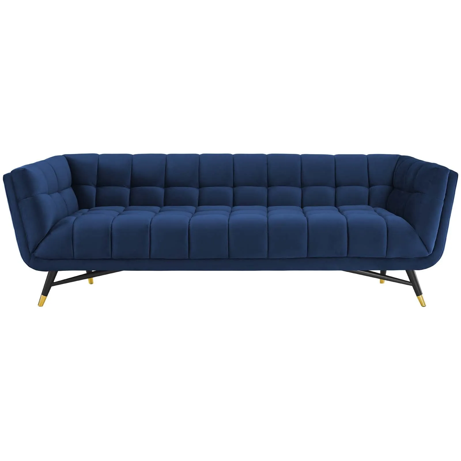 Adept Upholstered Velvet Sofa