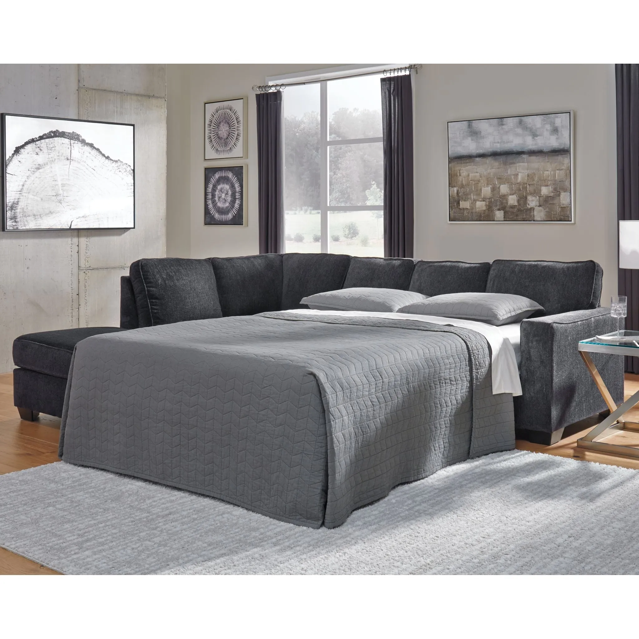 Altari 2 Piece Sectional Sleeper