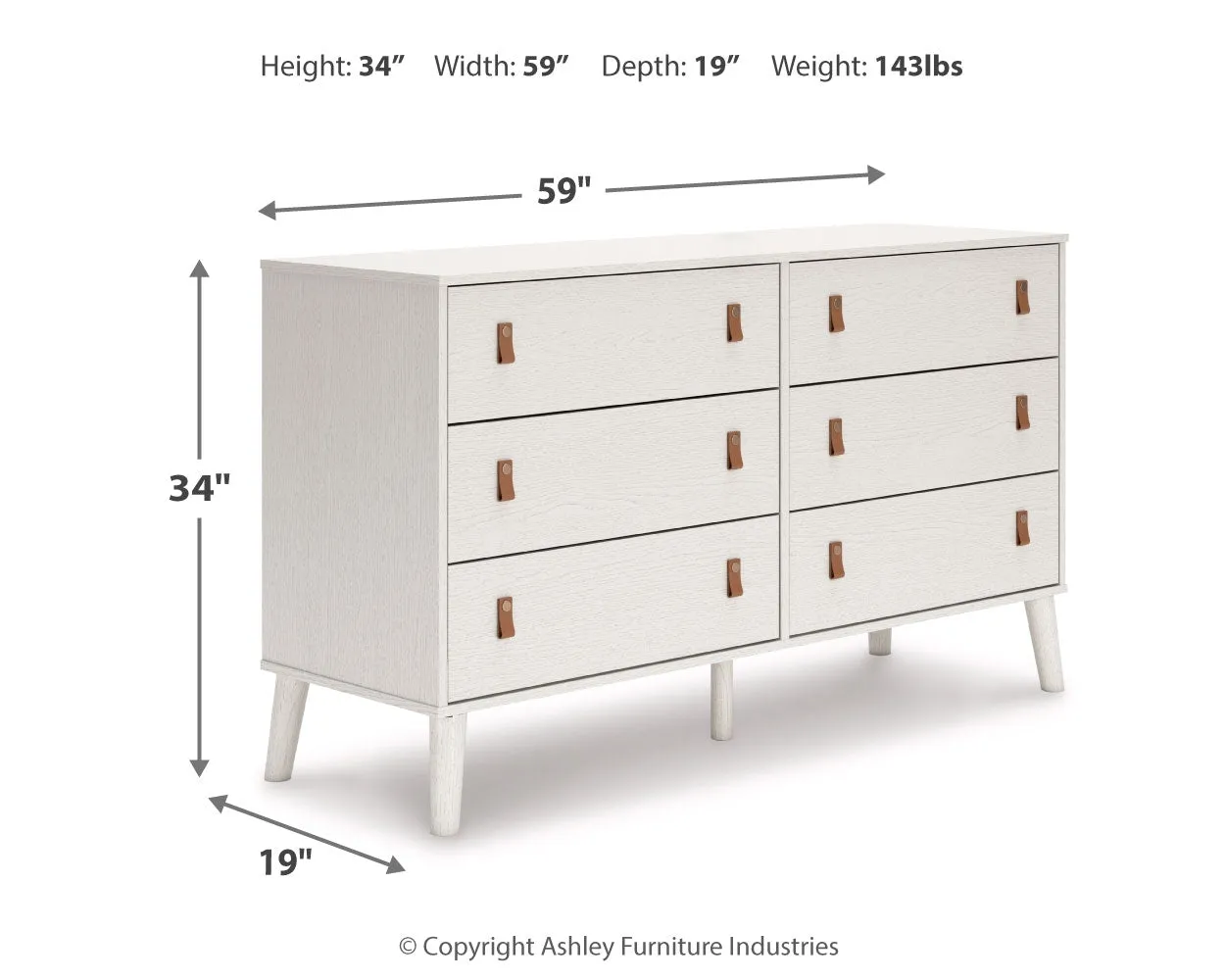 Aprilyn Twin Bookcase Headboard with Dresser and Chest