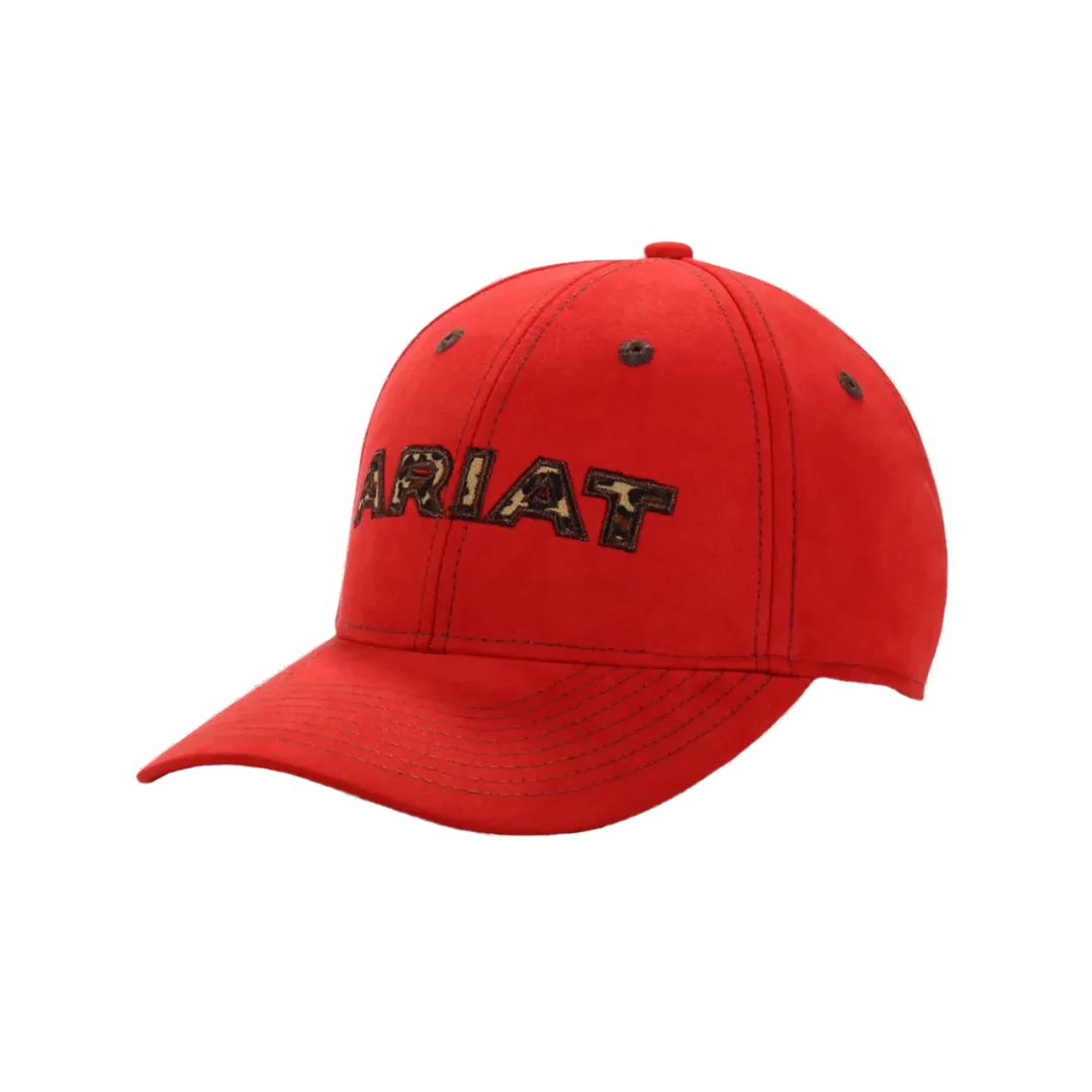 Ariat M&F Women's Red Leopard Logo Cap