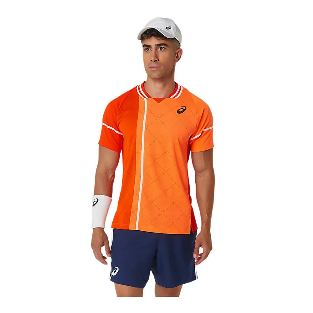 Asics Men's Match Actibreeze Short Sleeve Shirt - Koi