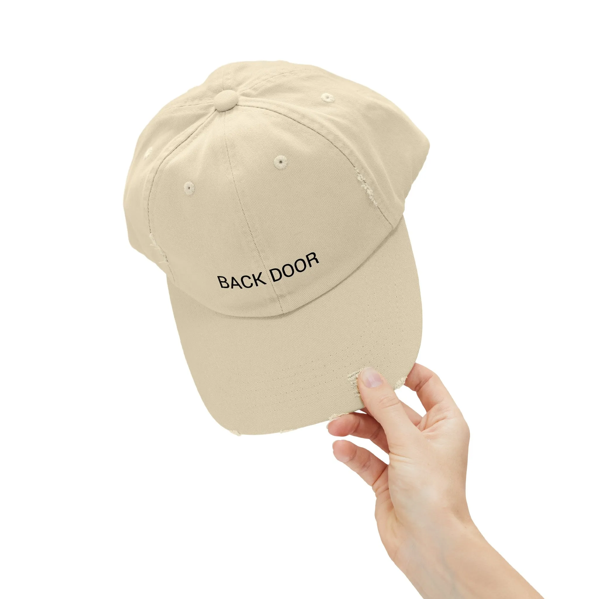 BACK DOOR Distressed Cap in 6 colors