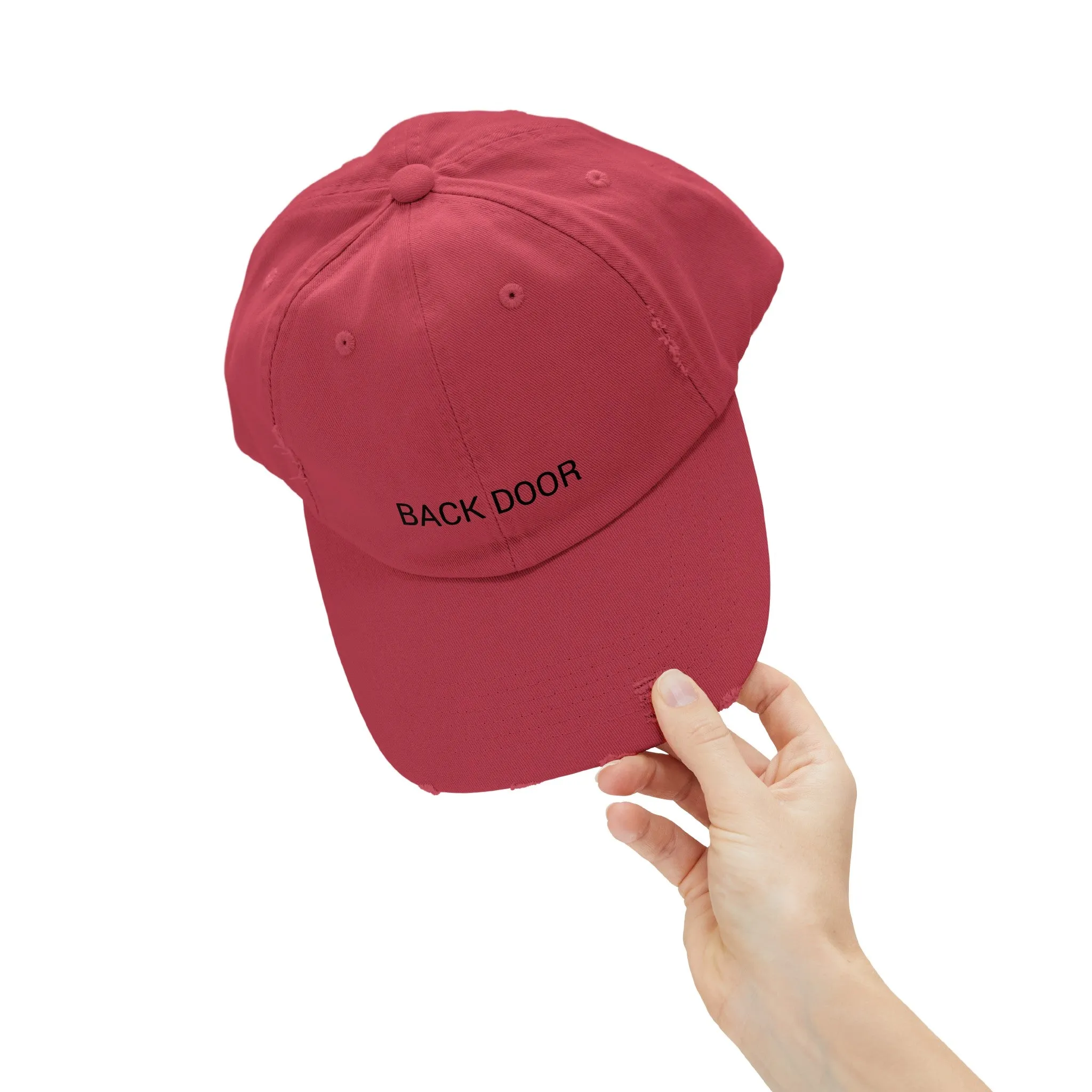 BACK DOOR Distressed Cap in 6 colors