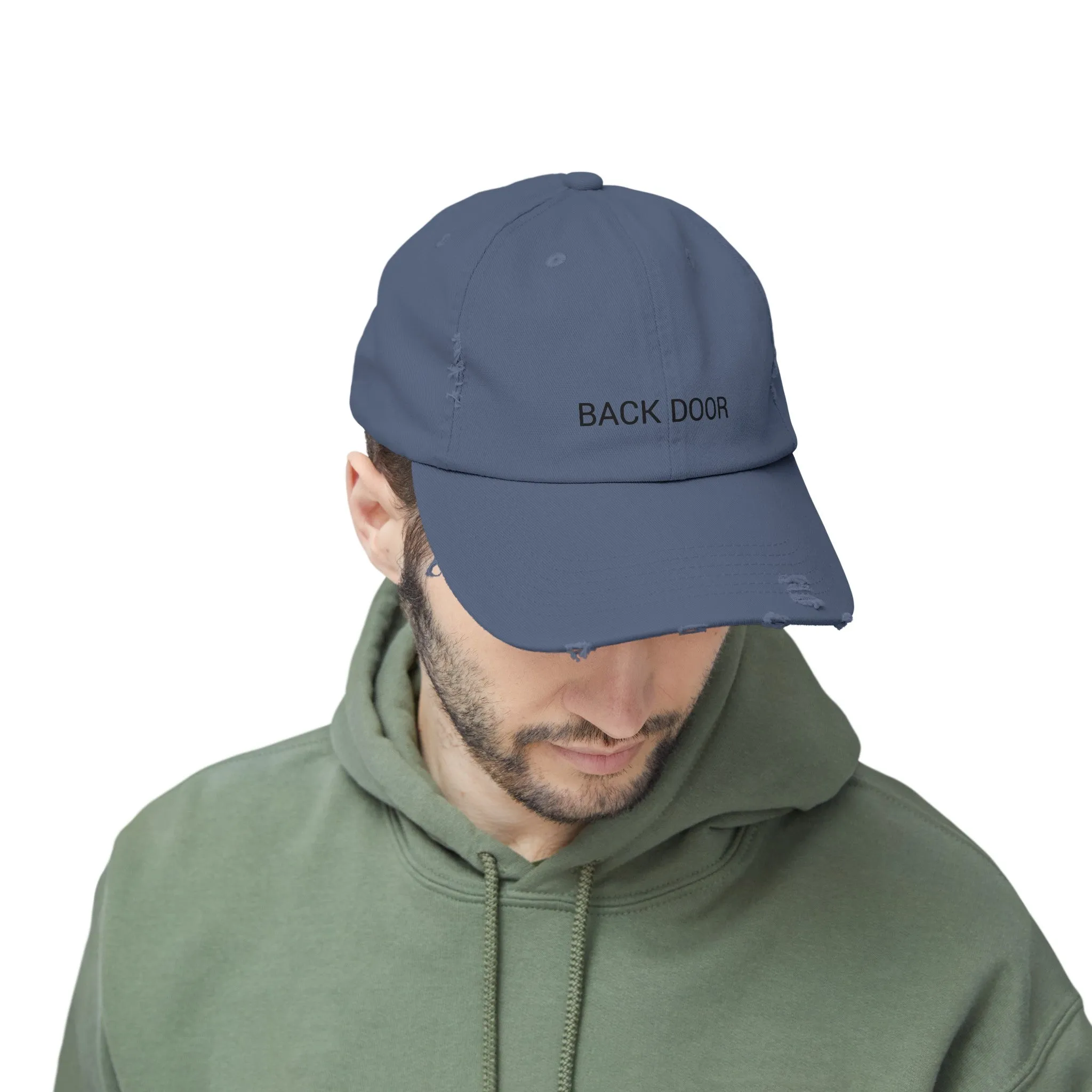 BACK DOOR Distressed Cap in 6 colors