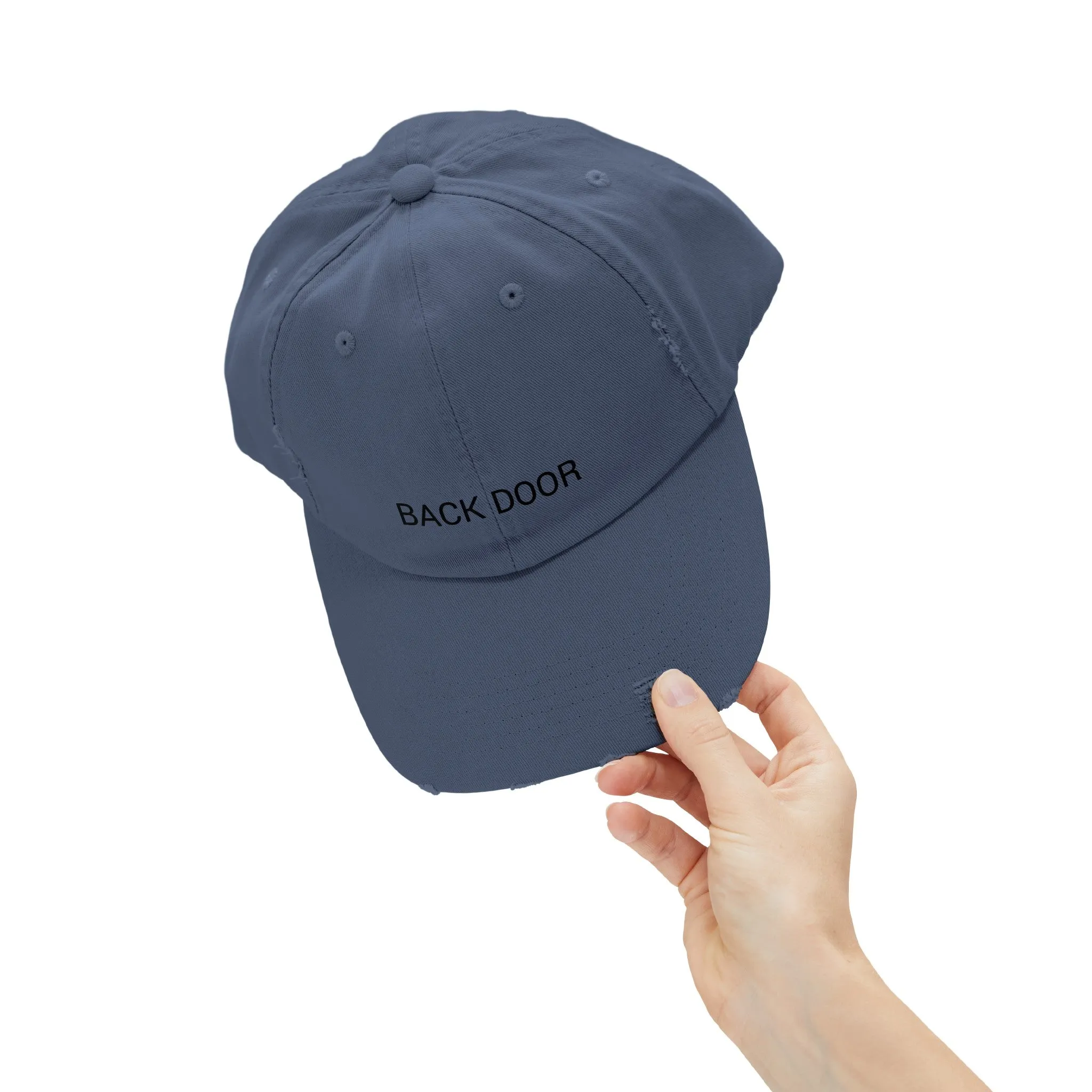 BACK DOOR Distressed Cap in 6 colors