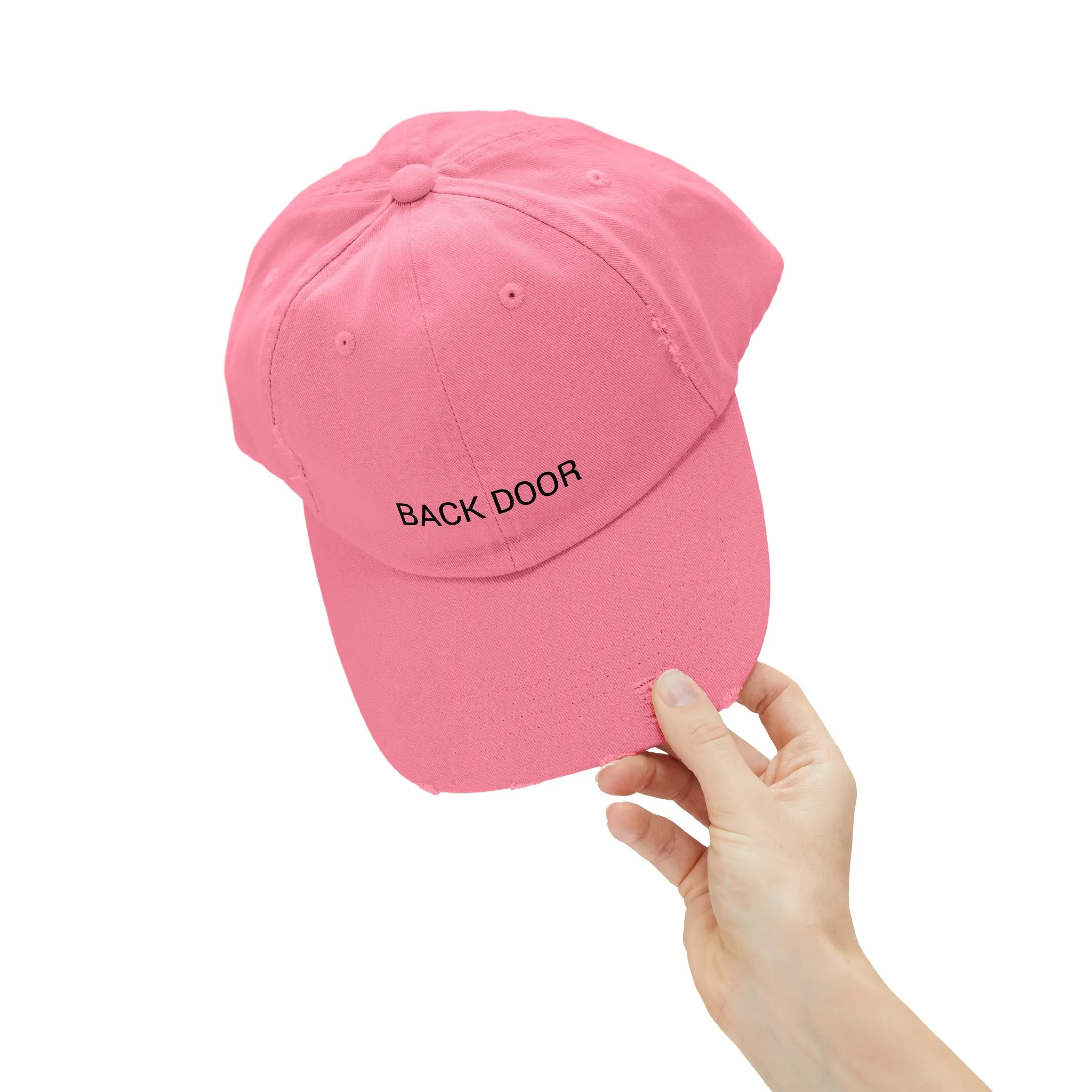 BACK DOOR Distressed Cap in 6 colors