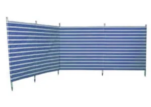 Blue Diamond 7 Pole Navy Windbreak