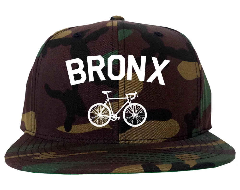 Bronx Vintage Bike Cycling Mens Snapback Hat