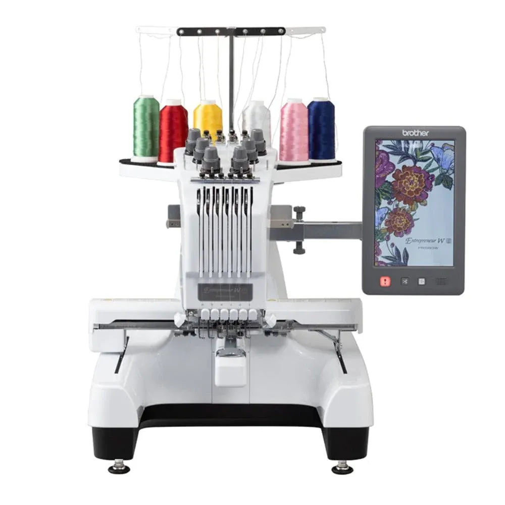 Brother PR1X: Single Needle Embroidery Machine (NEW)   1 Year FREE Machine Training (Ban Soon Care) & Embroidery Trainings