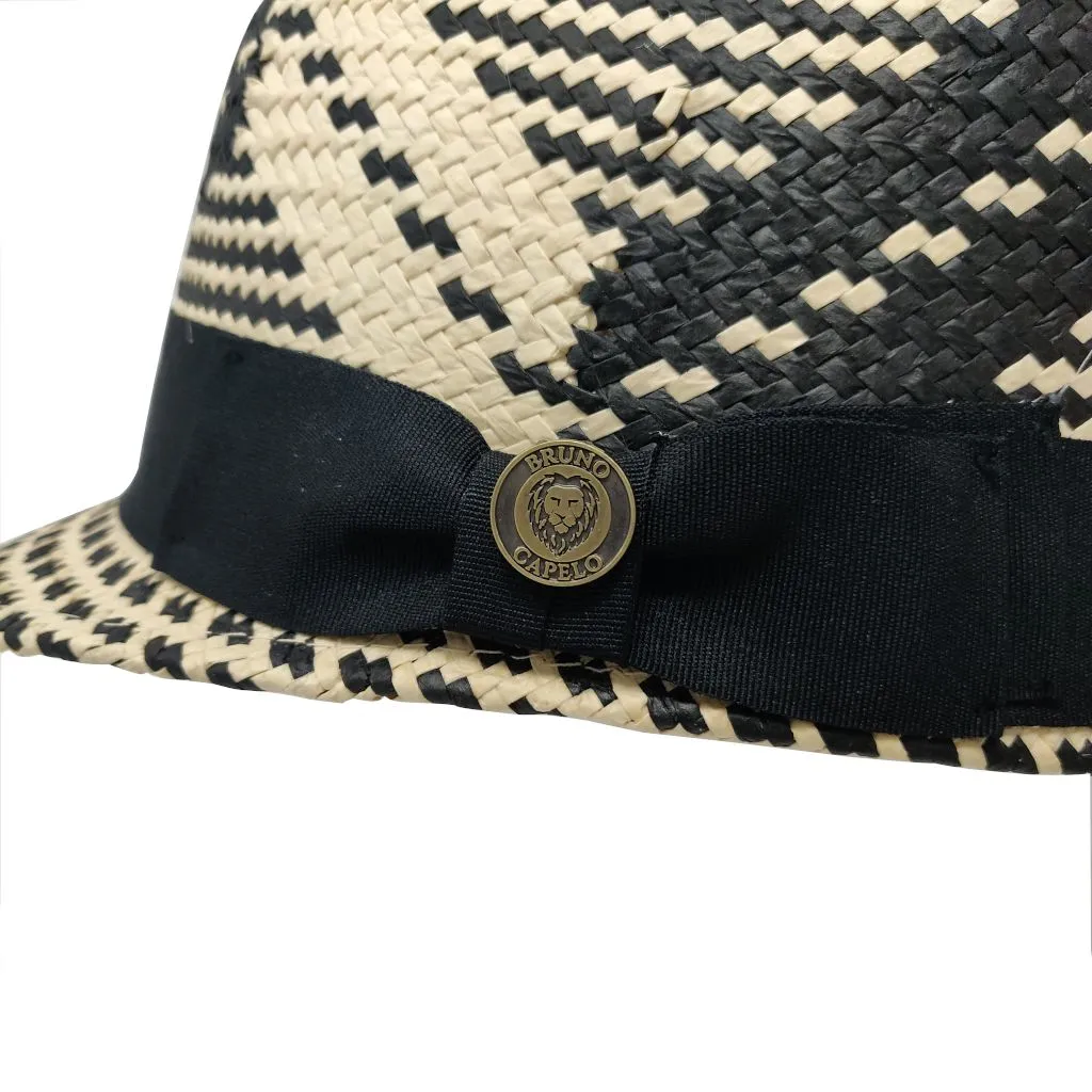 Bruno Capelo Patterned Legionnaire Straw Dress Cap