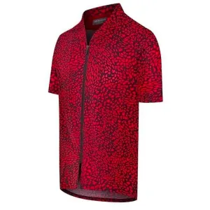 CAFE DU CYCLISTE  Laureline Gravel Jersey - Red Panther