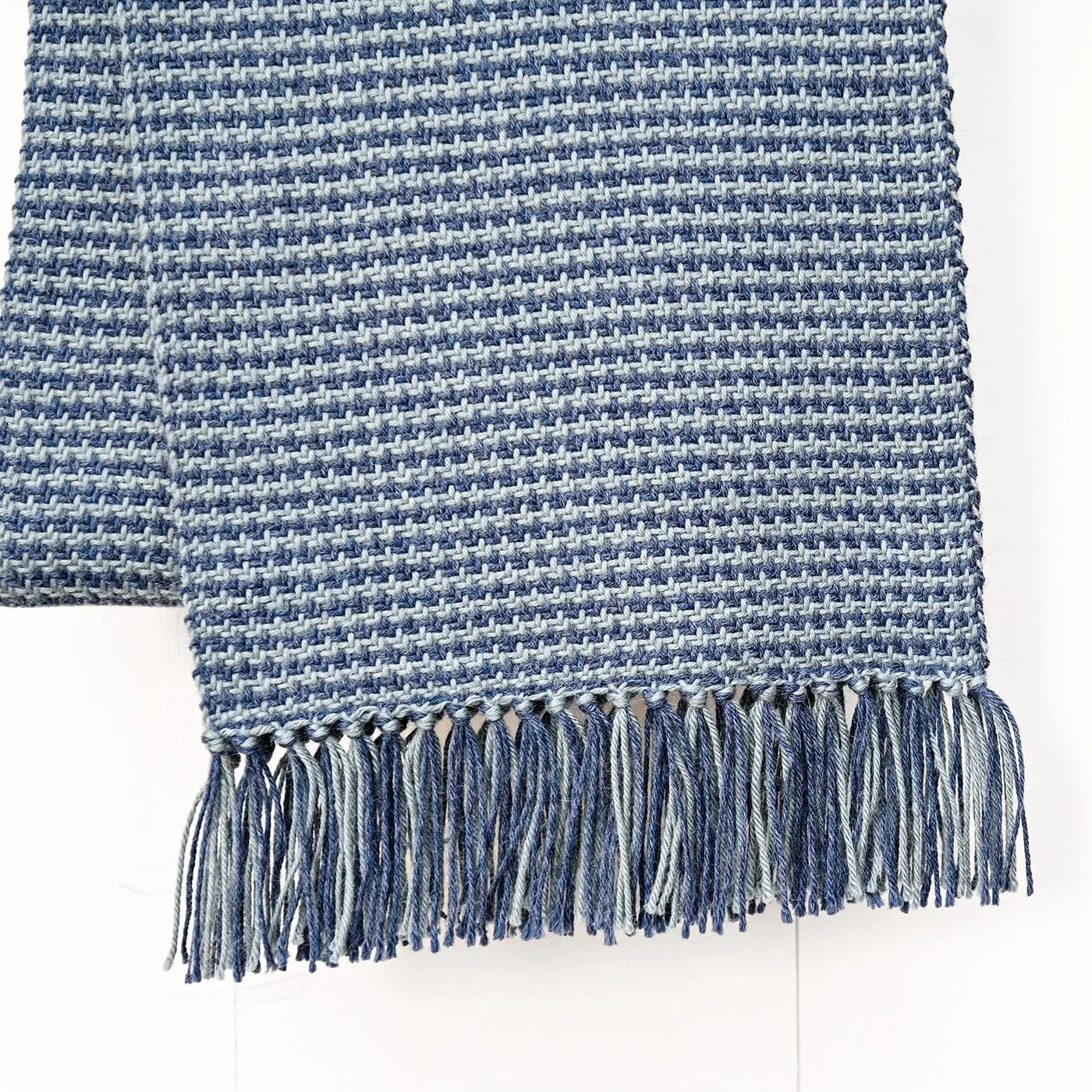 City Houndstooth Handwoven Alpaca Scarf