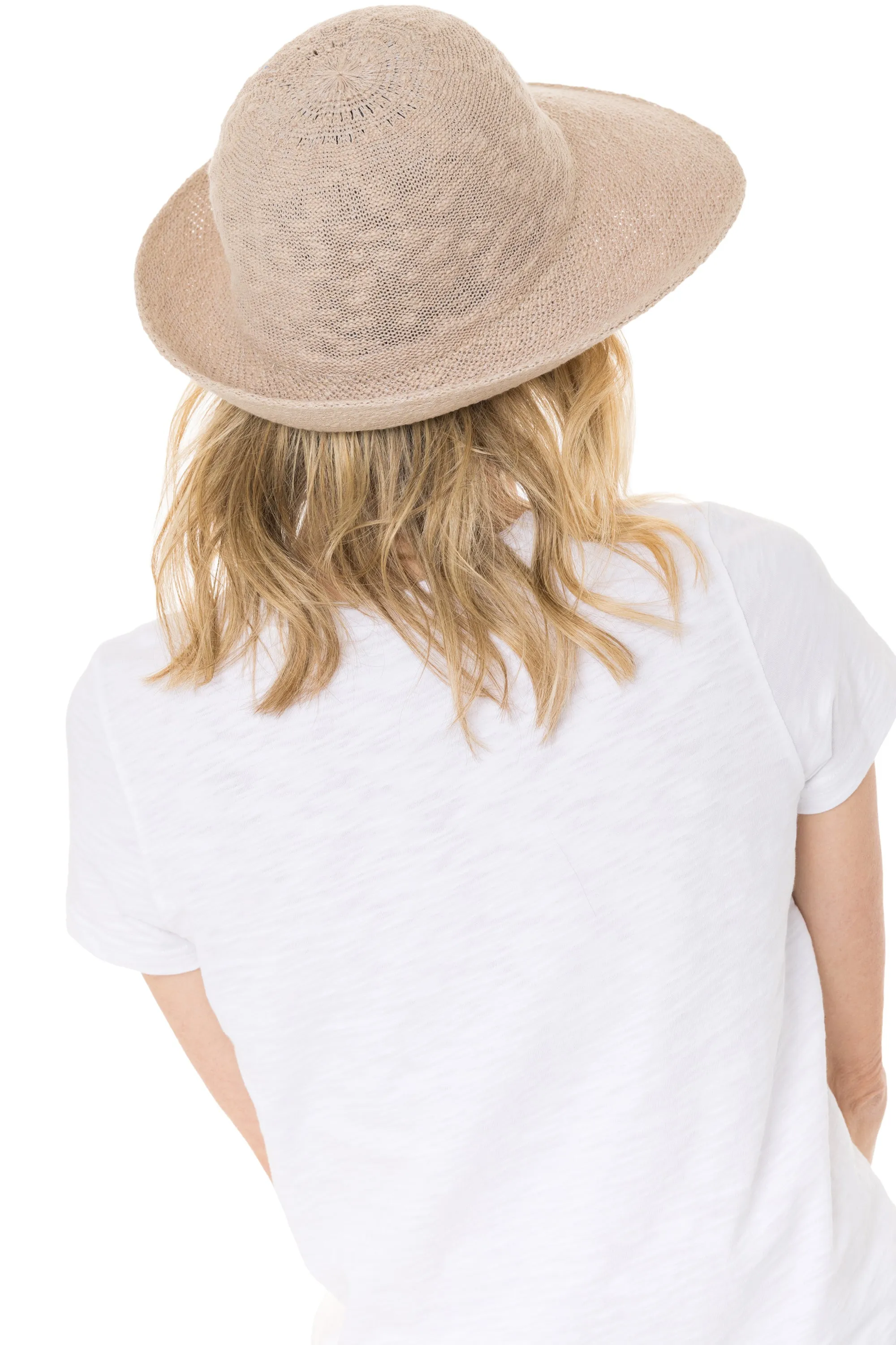 Cotton Crushable Turn Brim Hat