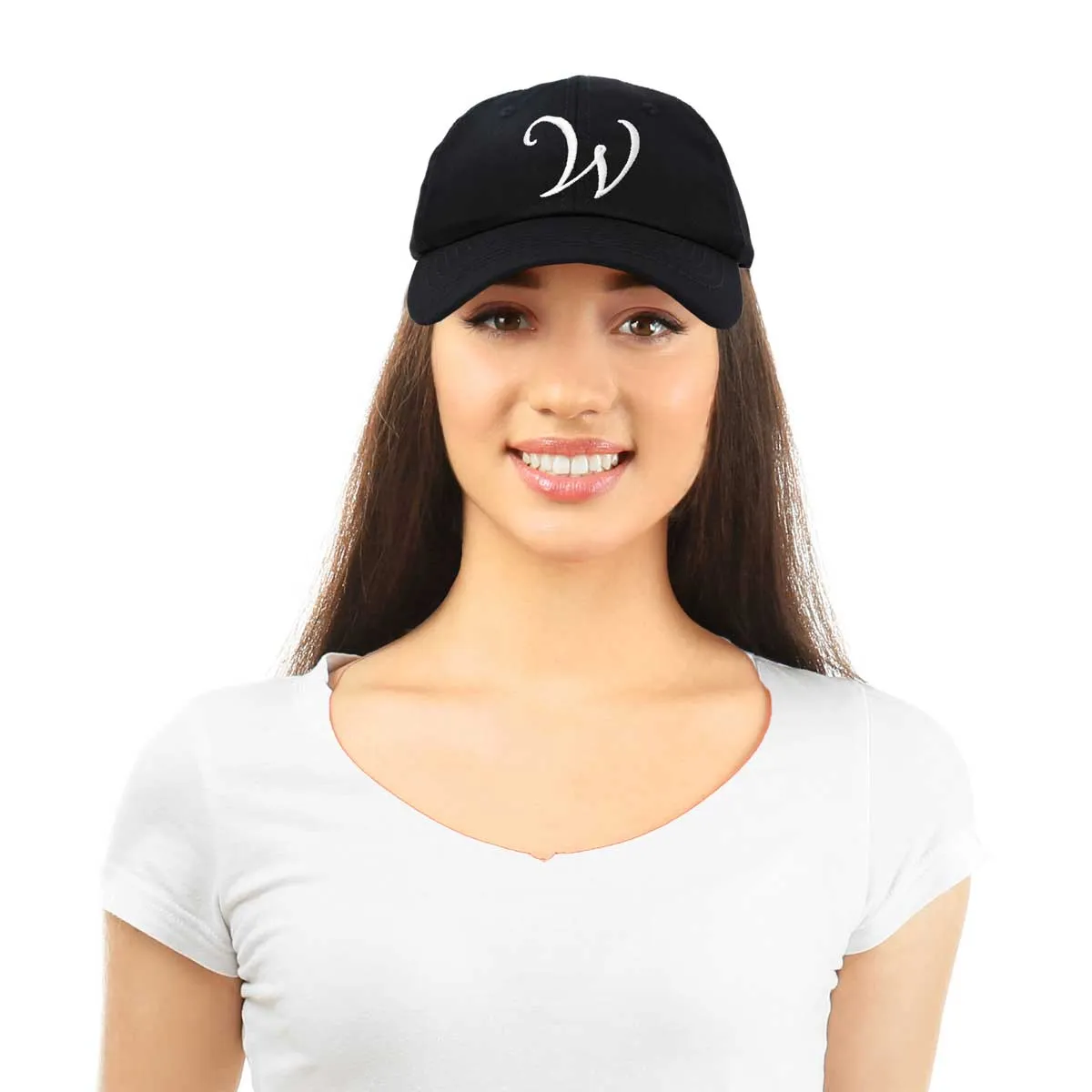 Dalix Initial Letter W Hat