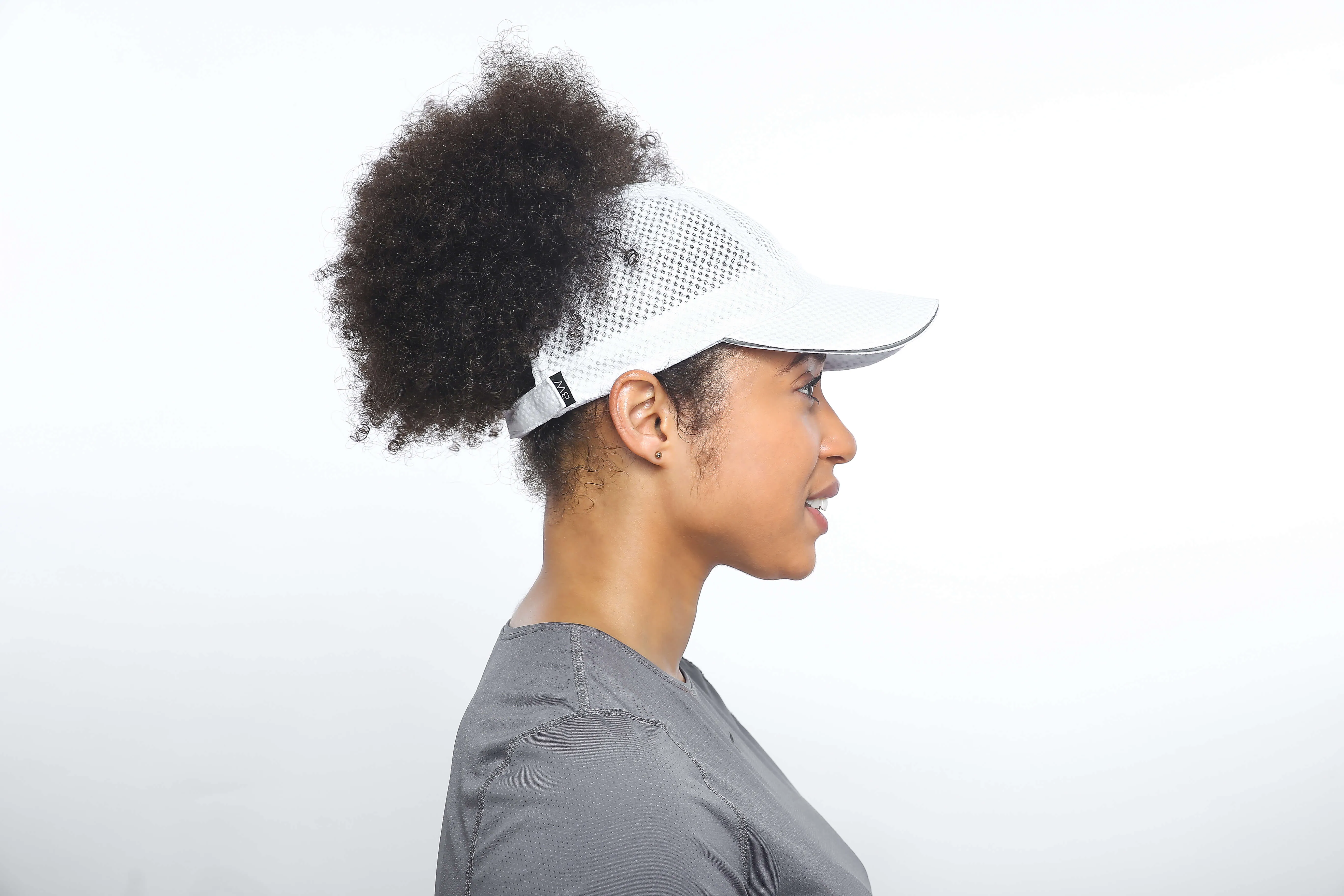 Dri-Fit Backless Running Hat - White