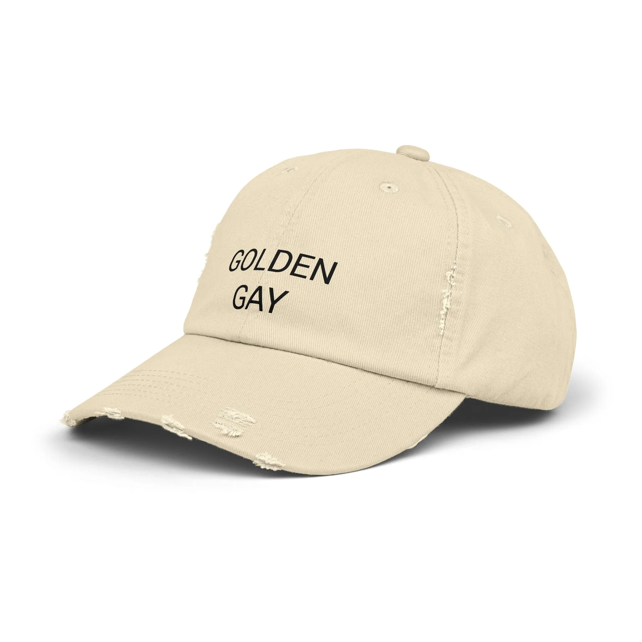 GOLDEN GAY Distressed Cap in 6 colors