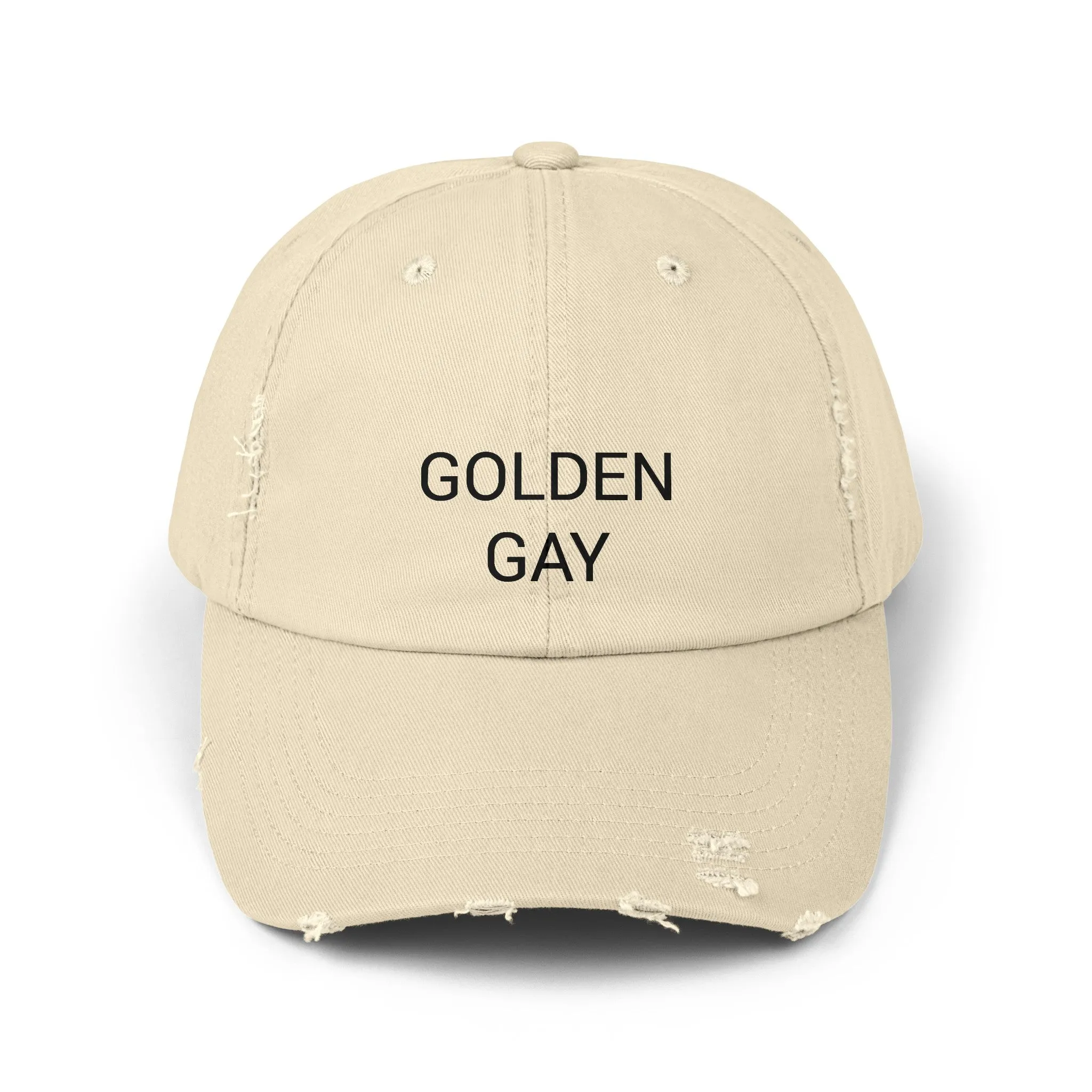 GOLDEN GAY Distressed Cap in 6 colors