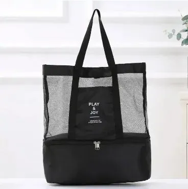 High Capacity Women Mesh Transparent Bag