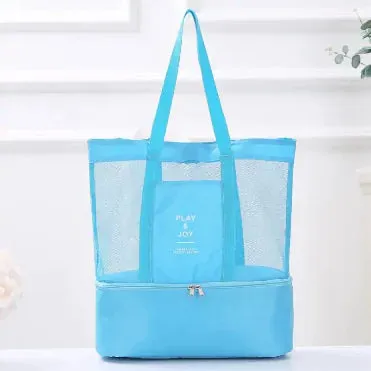 High Capacity Women Mesh Transparent Bag