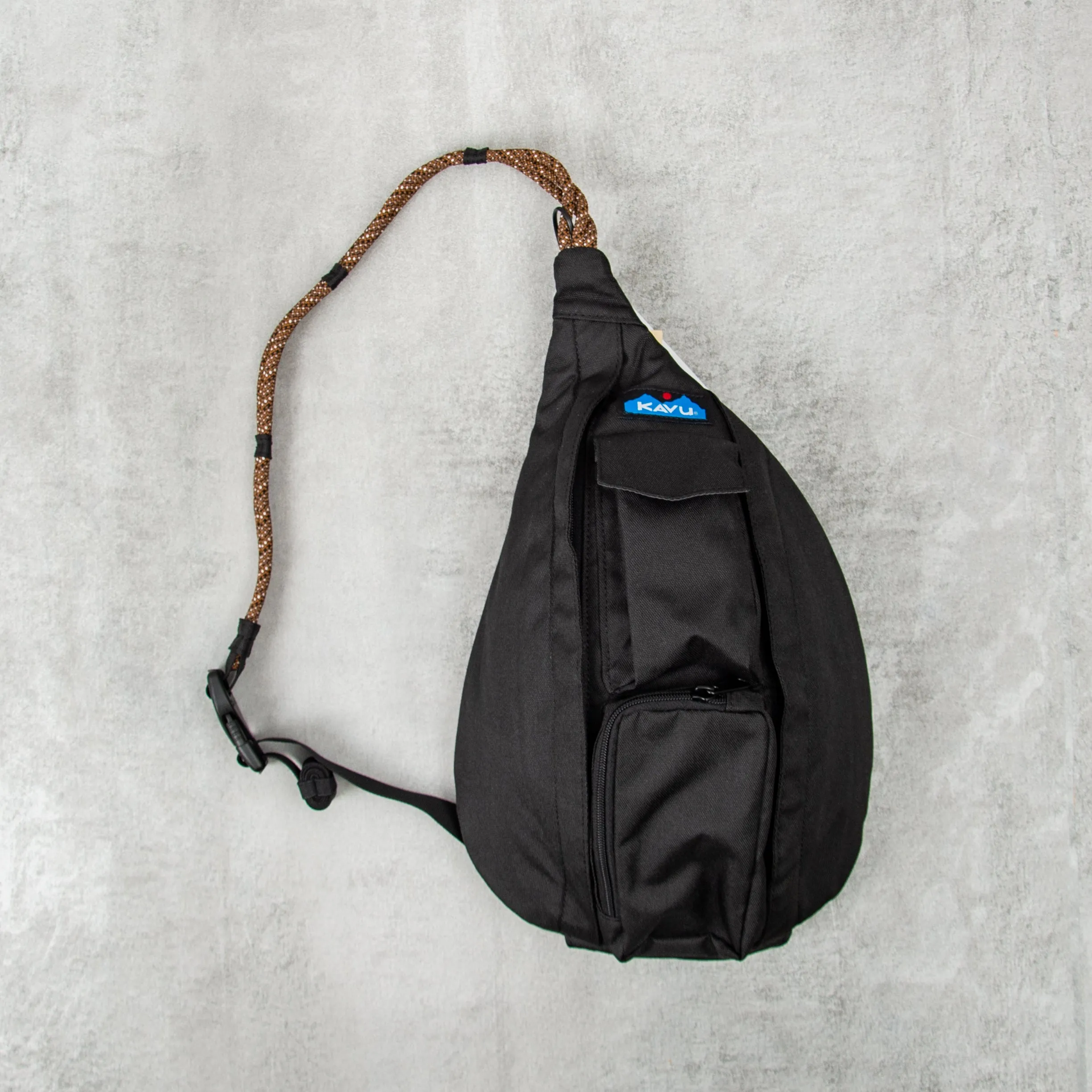 KAVU Mini Rope Sling - Jet Black