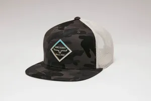 Kimes Ranch Diamond Dogs Trucker Cap - Night Camo