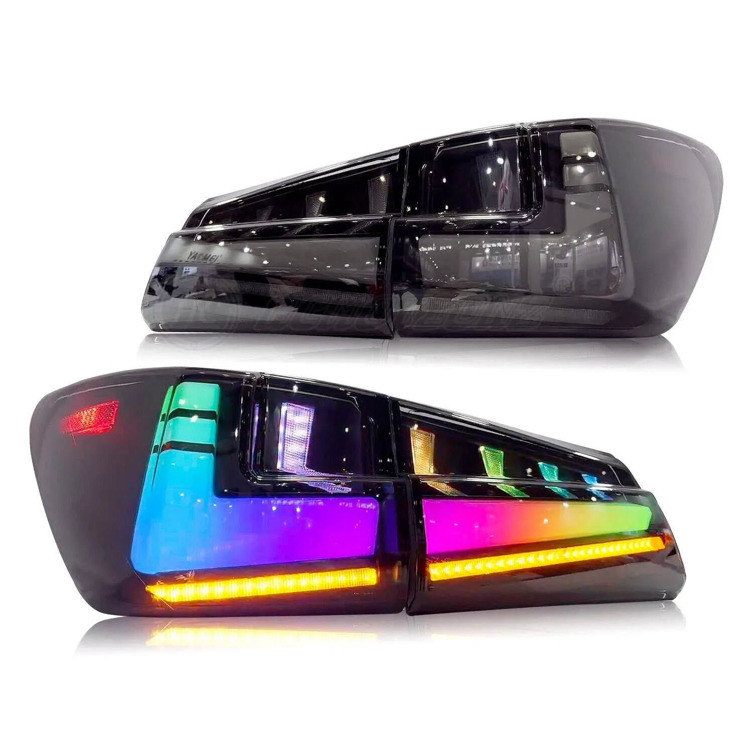 Lexus IS250 IS350 ISF 2006-2013 RGB V2 Taillights Color Changing App Controlled