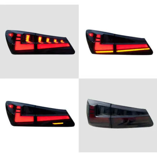 Lexus IS250 IS350 ISF 2006-2013 RGB V2 Taillights Color Changing App Controlled