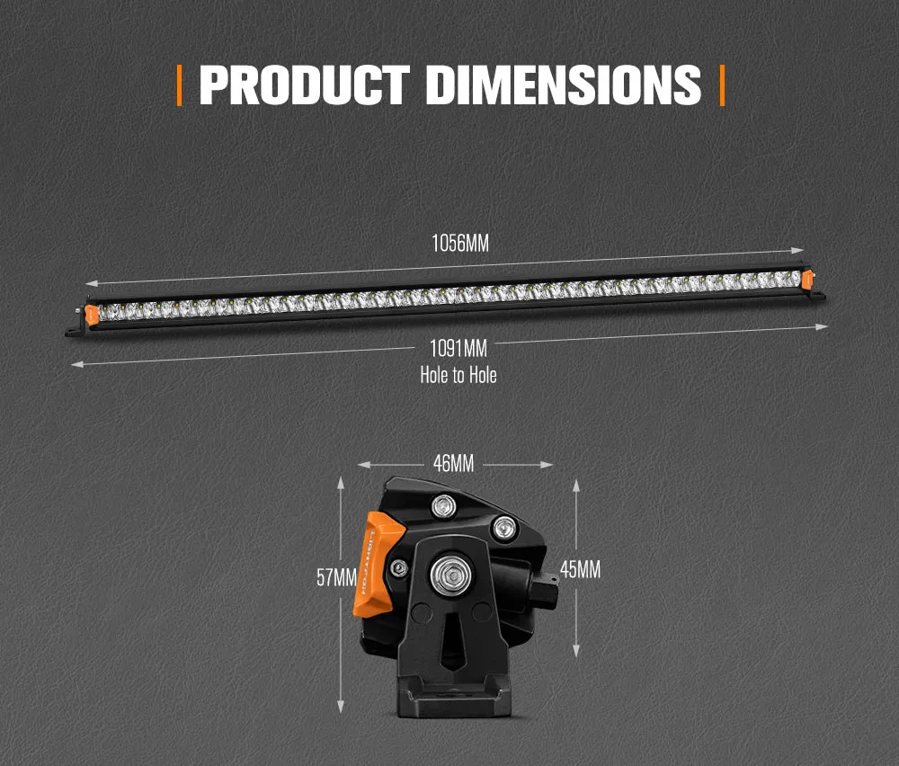 Lightfox Vega Series 40inch LED Light Bar 1 Lux @ 611M IP68 25,160 Lumens