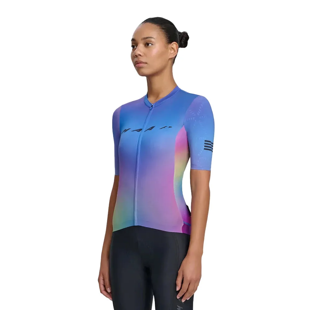 MAAP Women's Blurred Out Pro Hex Jersey 2.0 - Blue Mix