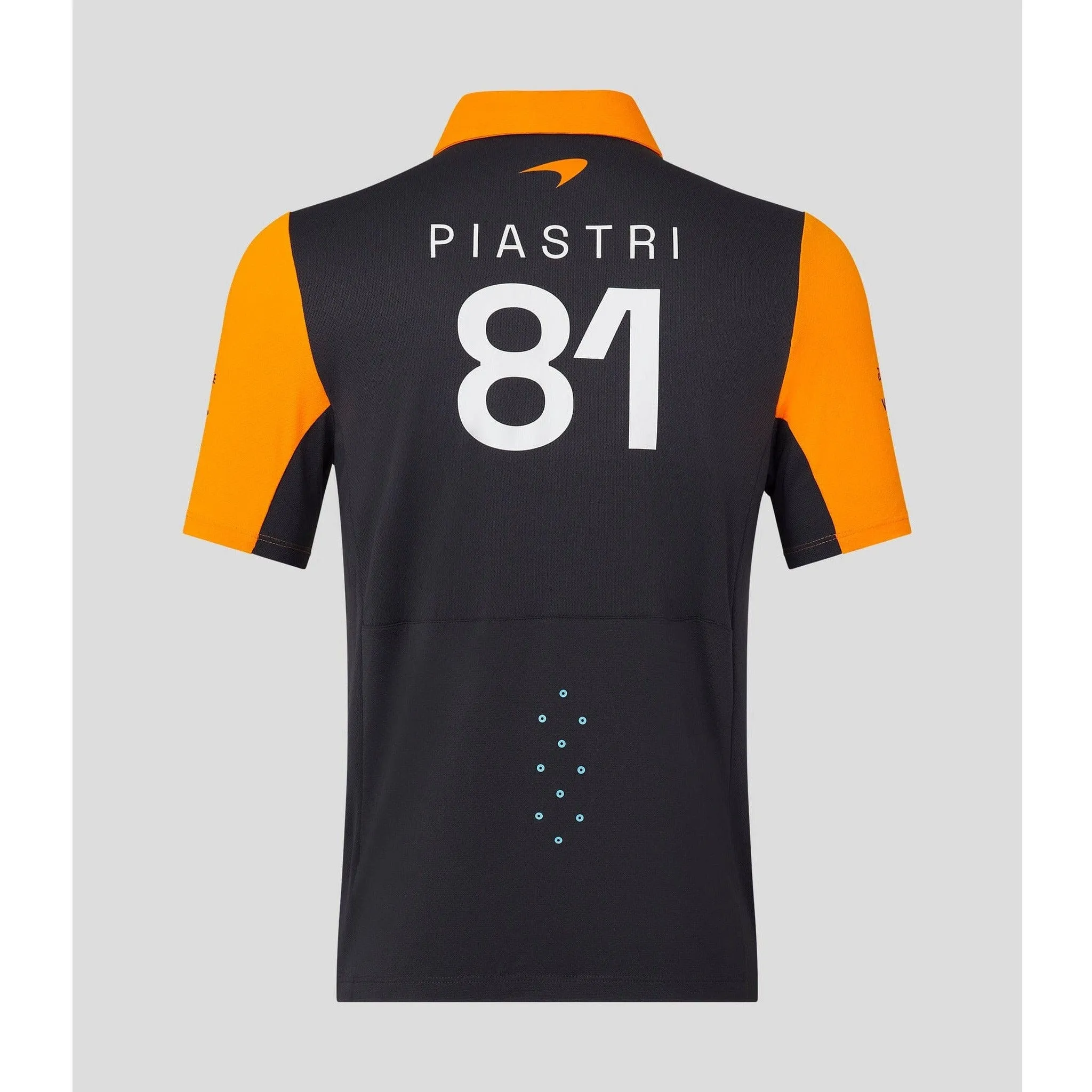 McLaren F1 Men's 2023 Oscar Piastri Team Drivers Polo Shirt - Papaya