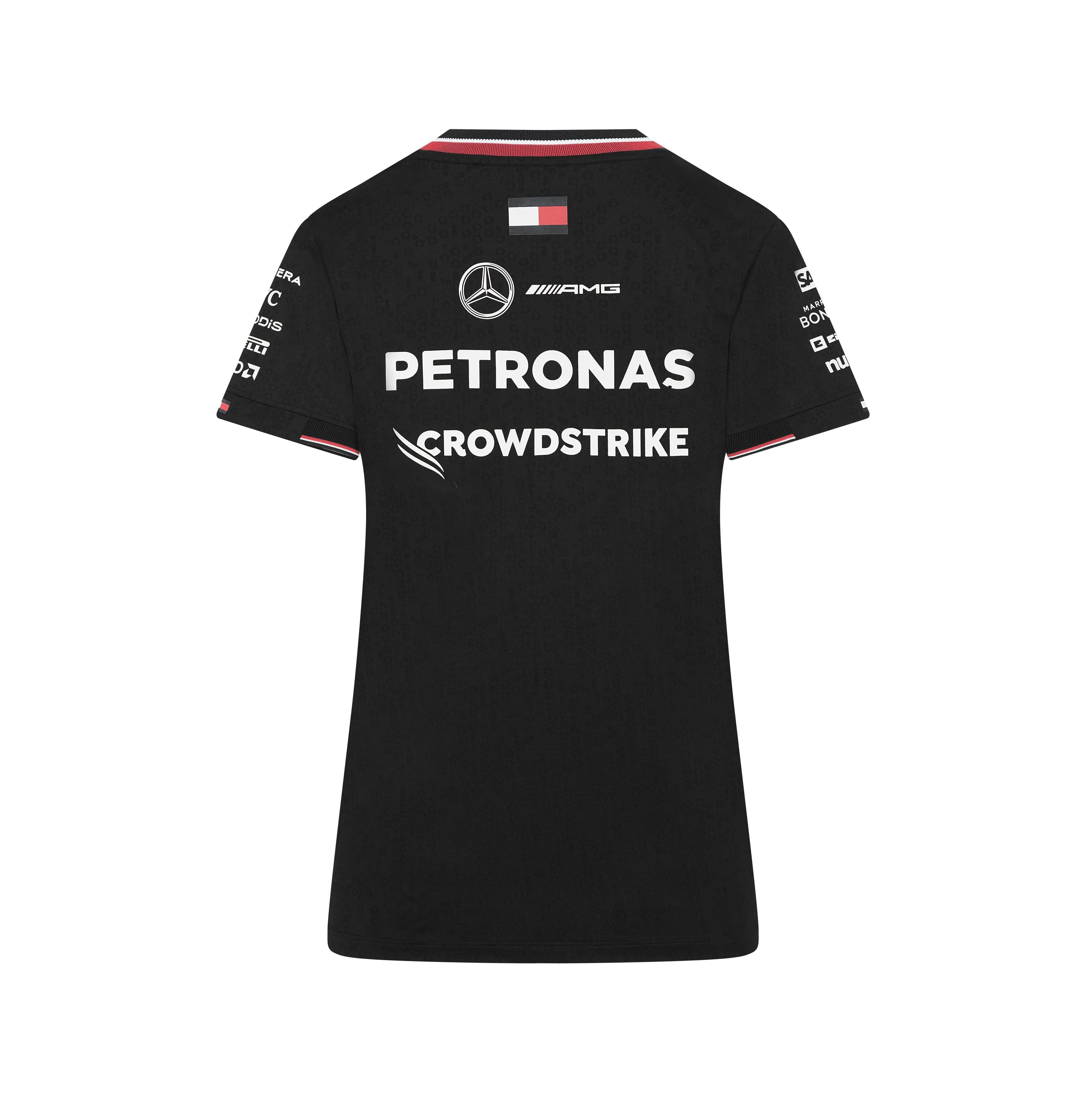 Mercedes AMG Petronas F1 2024 Women's Team T-Shirt - White/Black