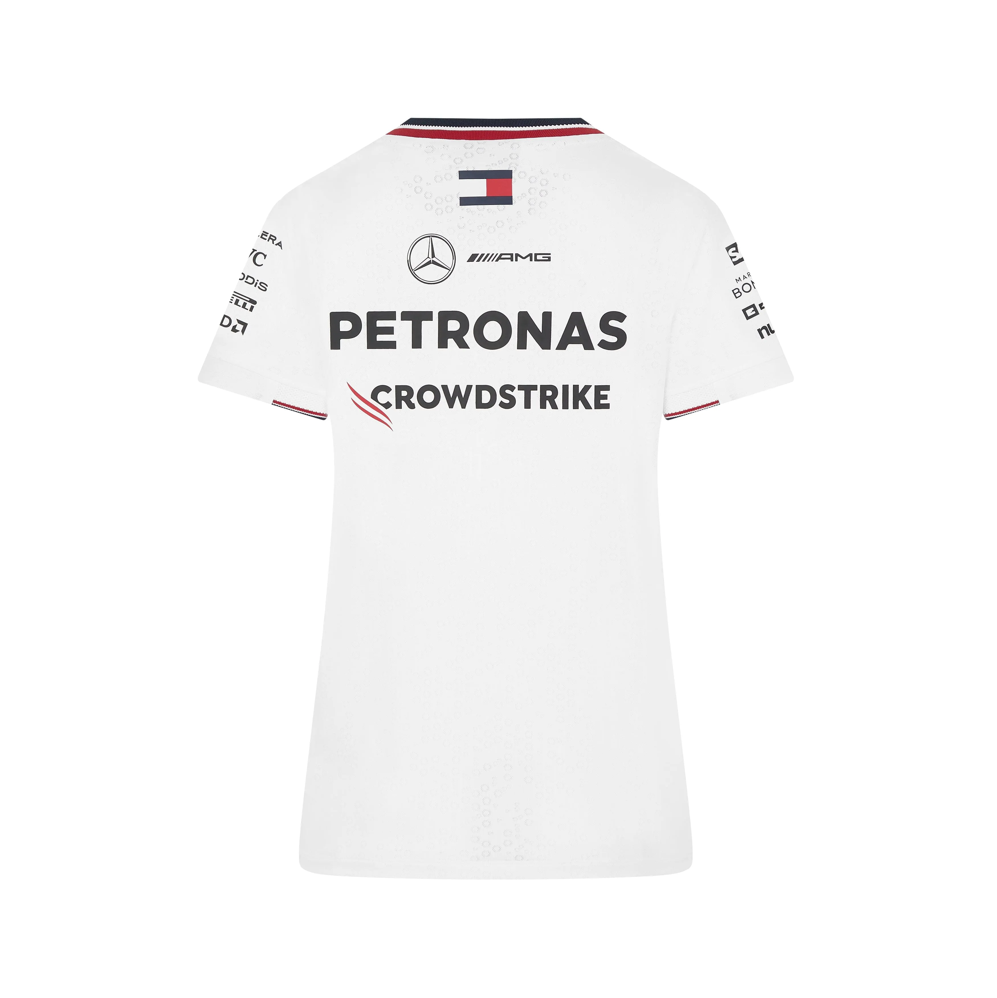 Mercedes AMG Petronas F1 2024 Women's Team T-Shirt - White/Black