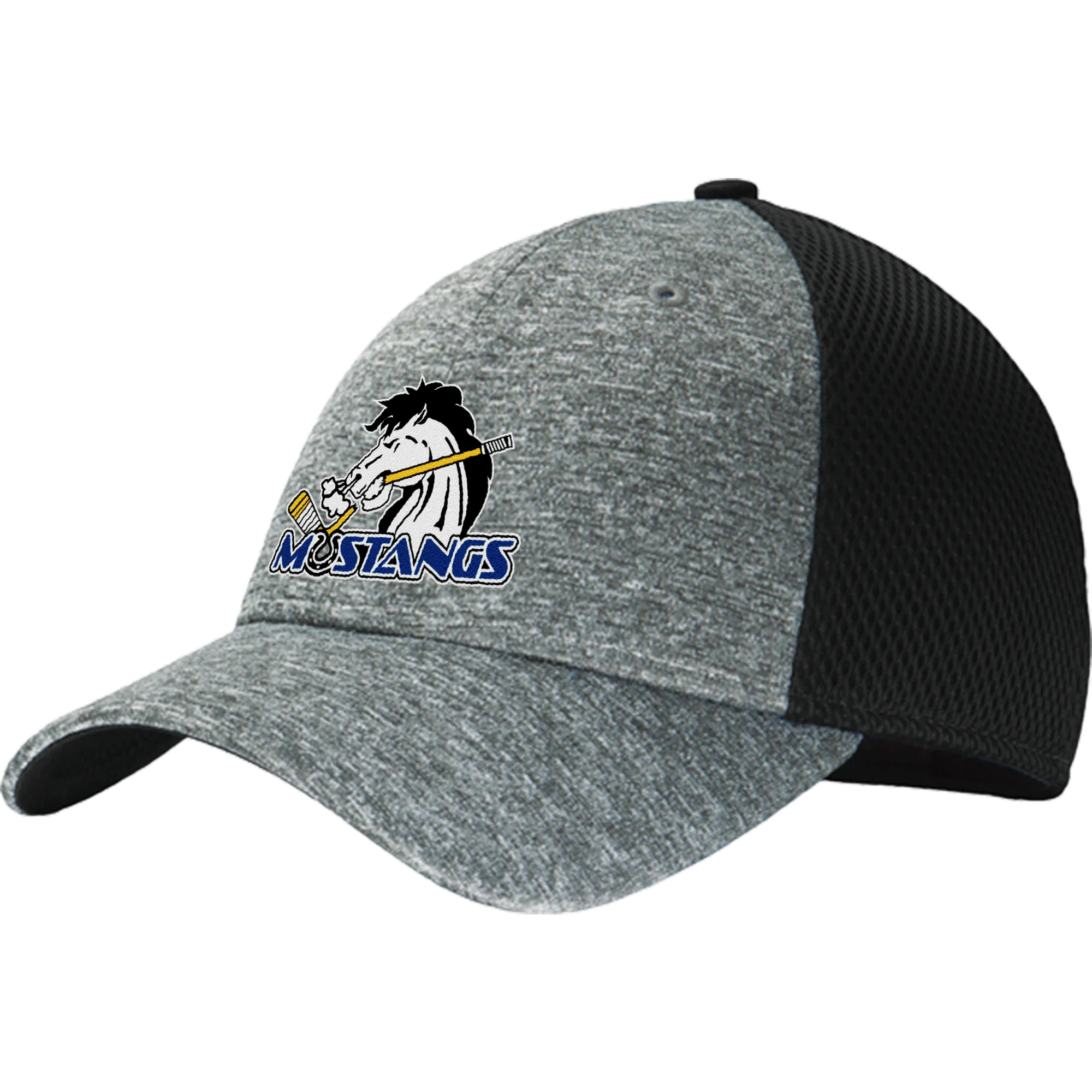 Mid-State Mustangs New Era Shadow Stretch Mesh Cap