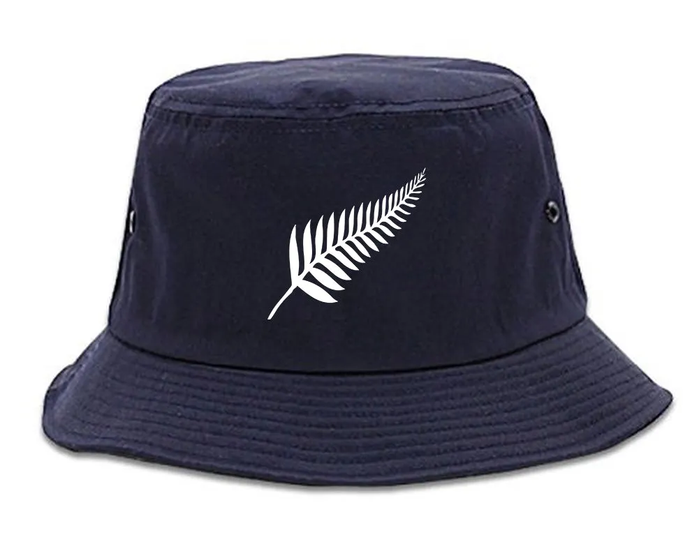 New Zealand Pride Silver Fern Rugby Chest Mens Bucket Hat