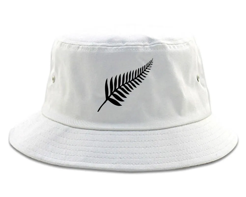 New Zealand Pride Silver Fern Rugby Chest Mens Bucket Hat