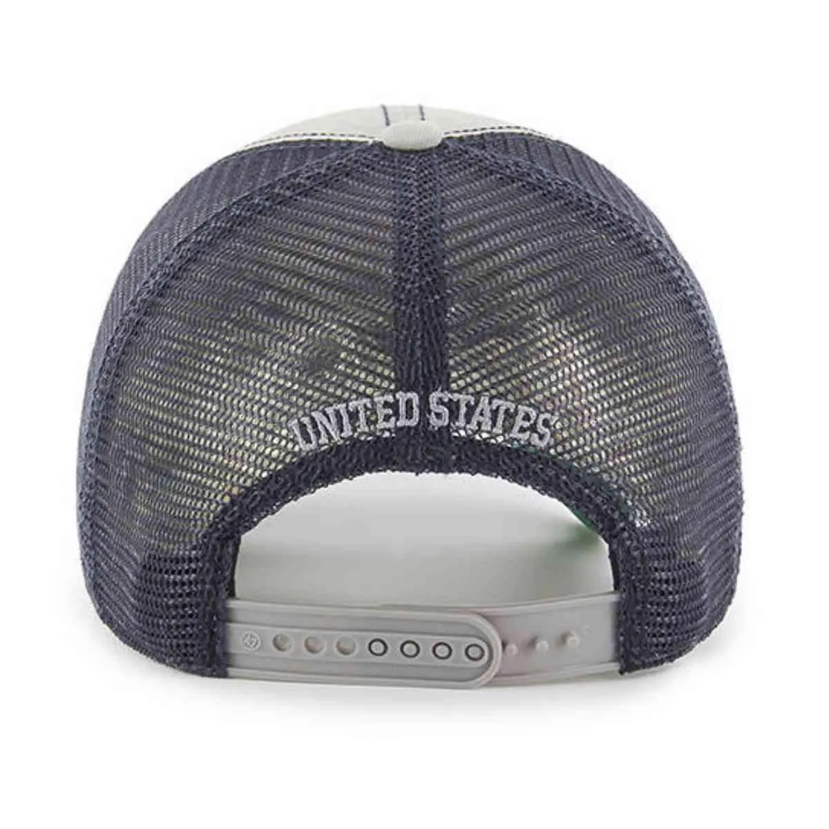 Operation Hat Trick OHT American Flag 47 Brand Gray Trawler Mesh Relax Hat Cap