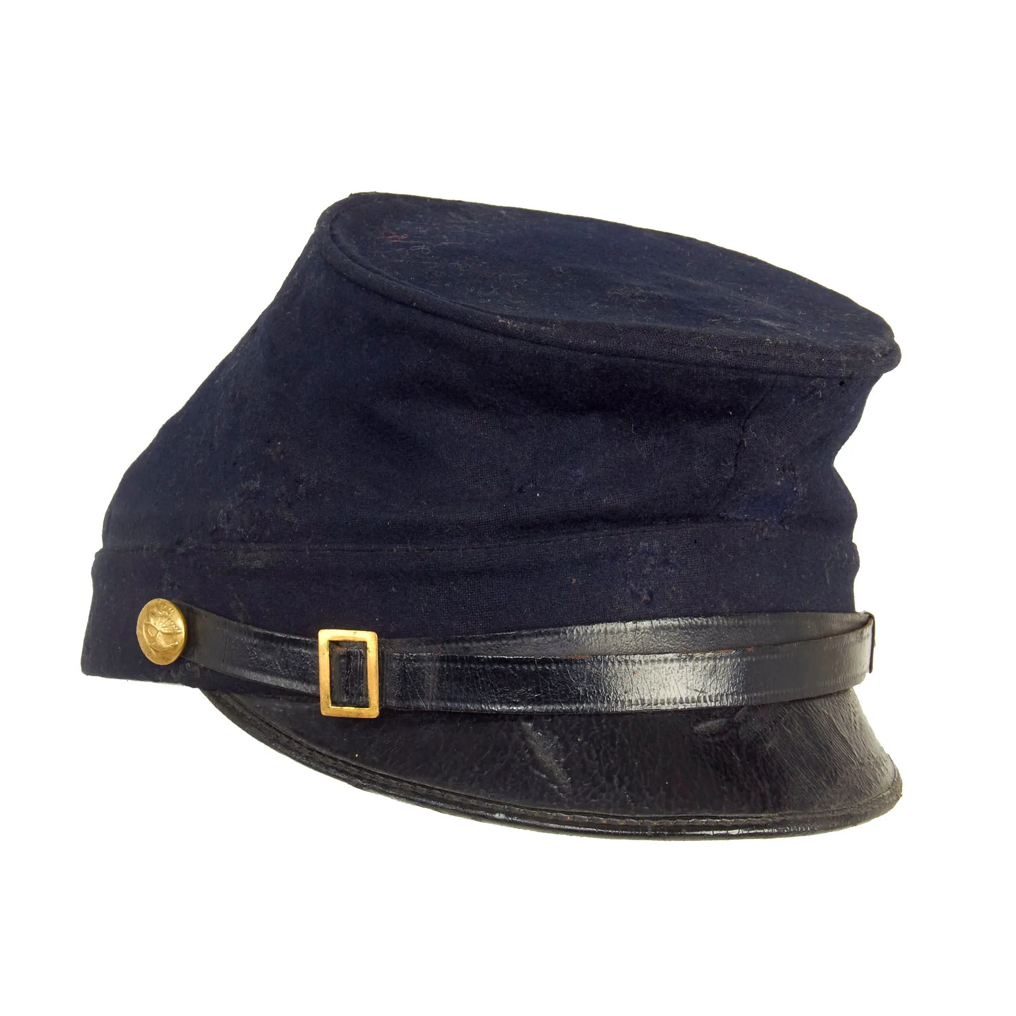 Original U.S. Civil War Union Army McDowell Pattern Private Purchase M1858 Forage Cap Infantry Officer’s Kepi With “I” Shield Buttons