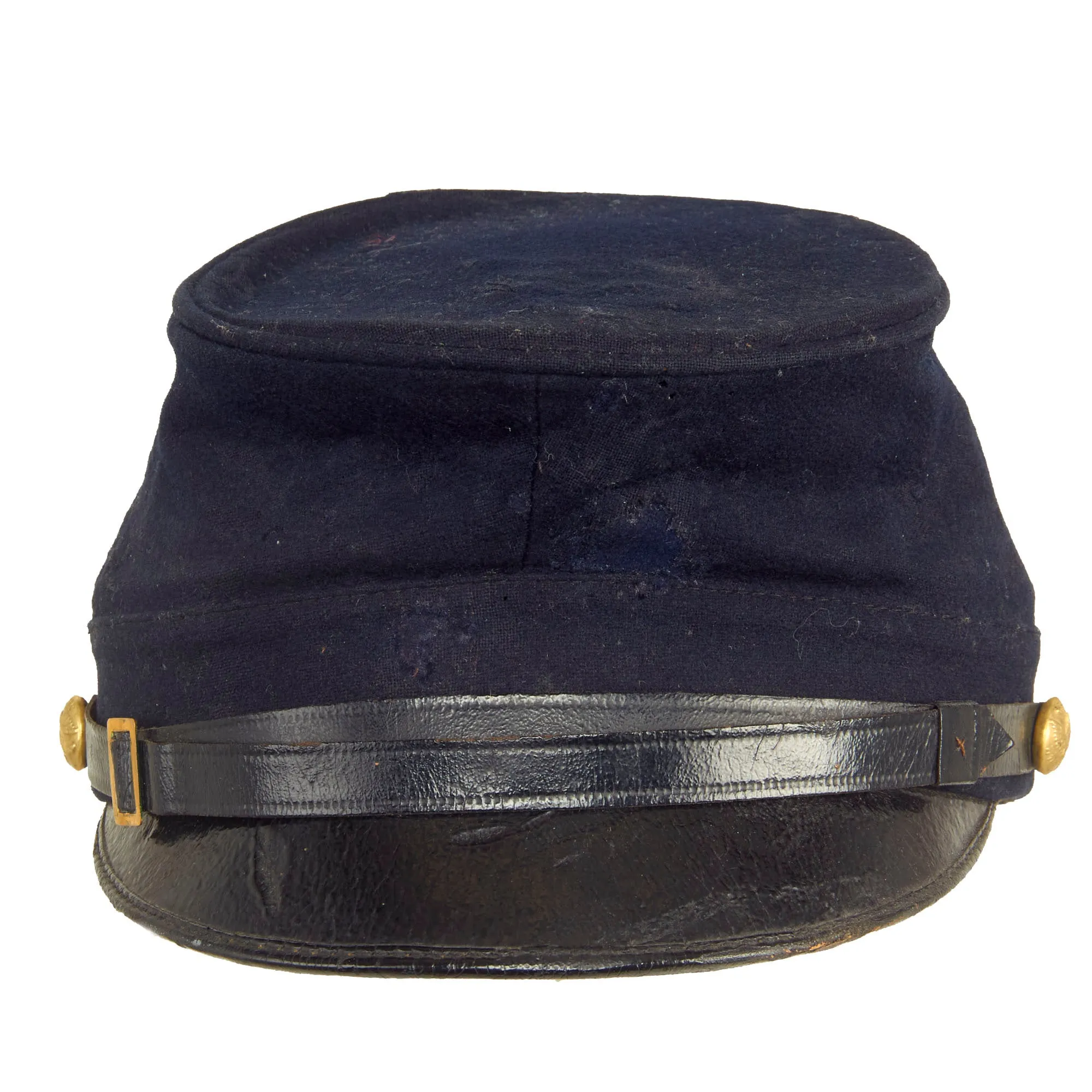 Original U.S. Civil War Union Army McDowell Pattern Private Purchase M1858 Forage Cap Infantry Officer’s Kepi With “I” Shield Buttons