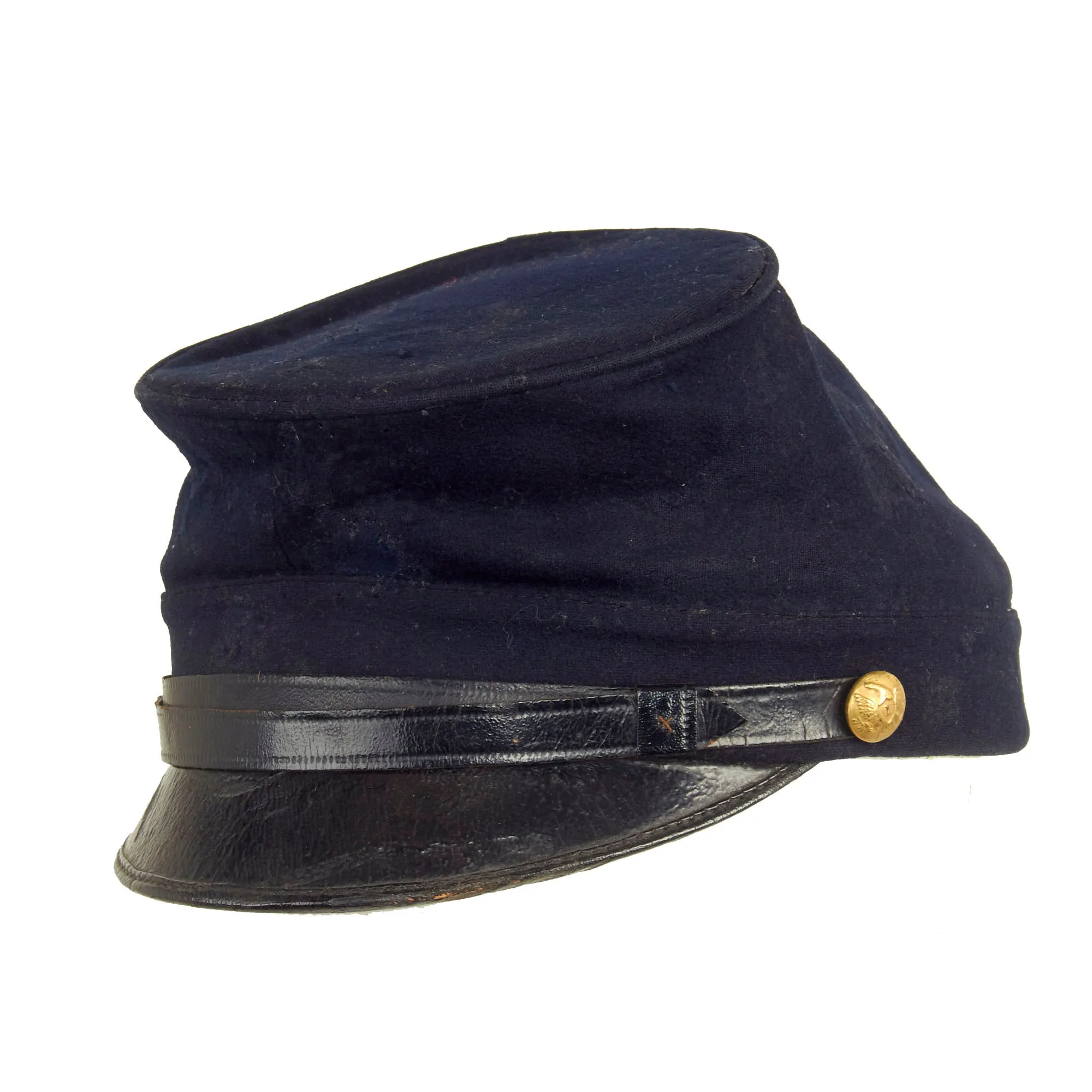 Original U.S. Civil War Union Army McDowell Pattern Private Purchase M1858 Forage Cap Infantry Officer’s Kepi With “I” Shield Buttons