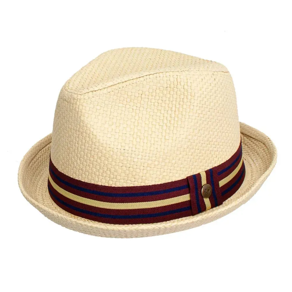 Peter Grimm Deppo - Straw Fedora Hat