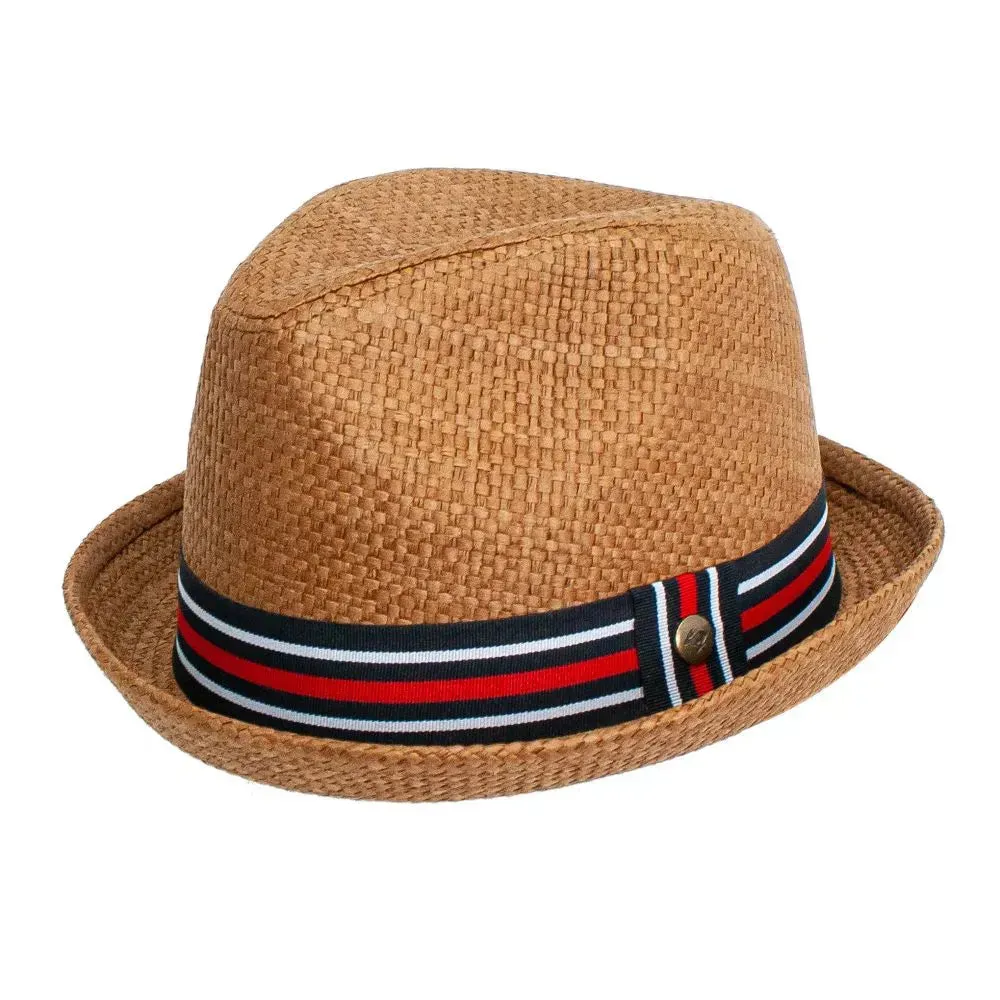 Peter Grimm Deppo - Straw Fedora Hat