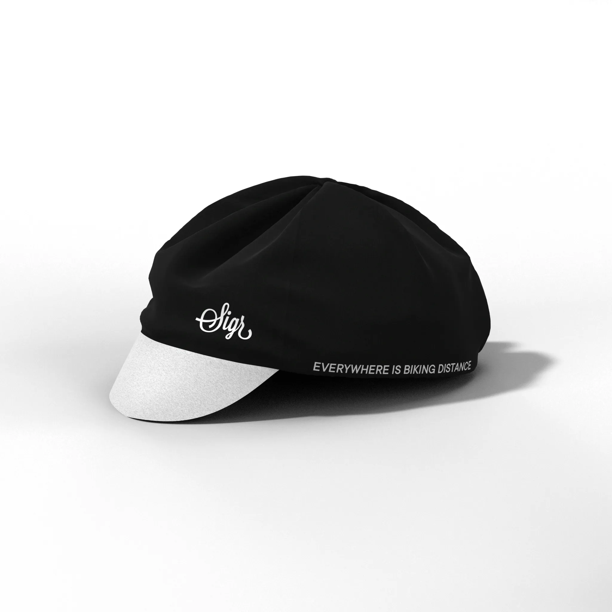 Pilfink Black Cycling Cap