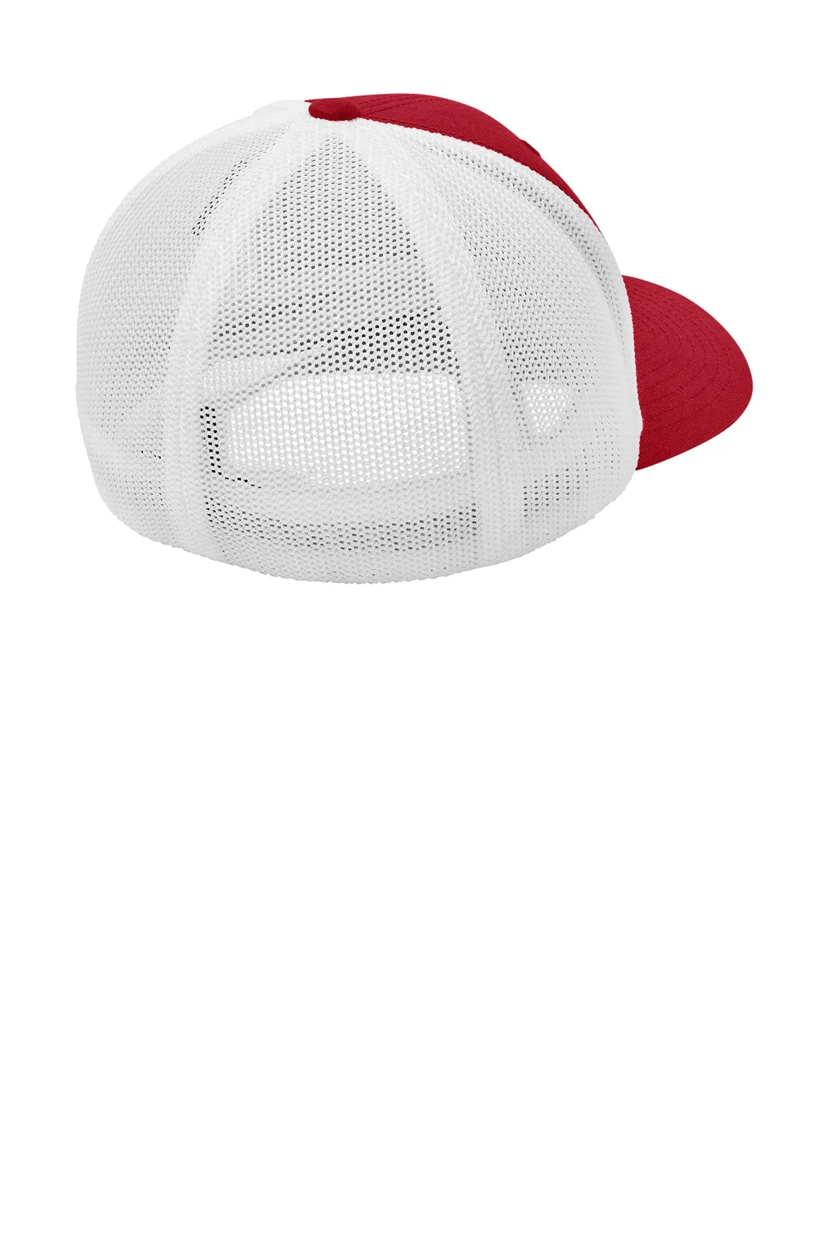 Port Authority Flexfit Mesh Back Branded Caps, True Red/ White