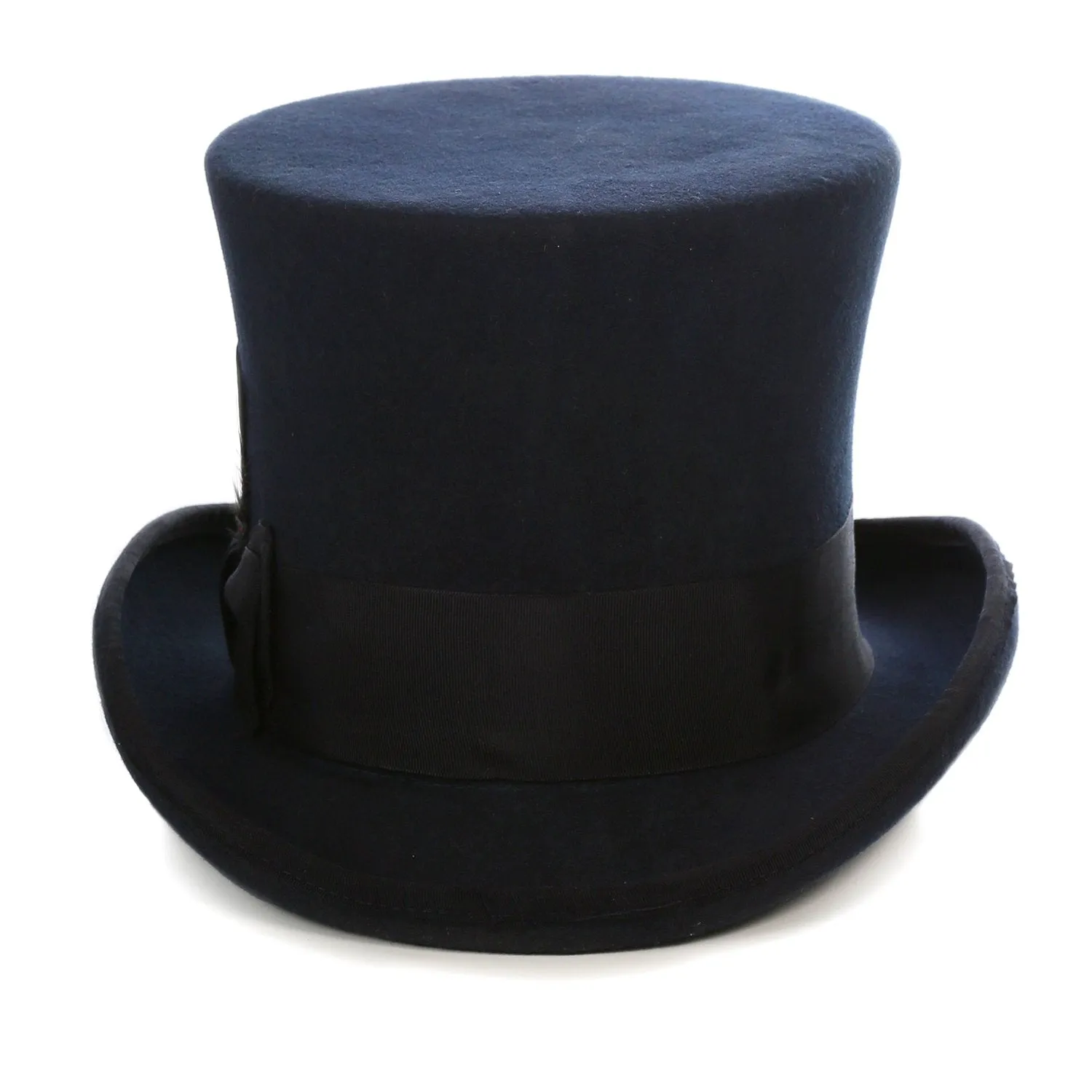 Premium Wool Navy Top Hat