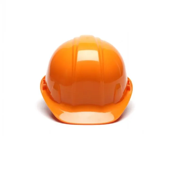 Pyramex HP14140 SL Cap Style 4 Point Ratchet Hard Hat, Orange, 1 Each